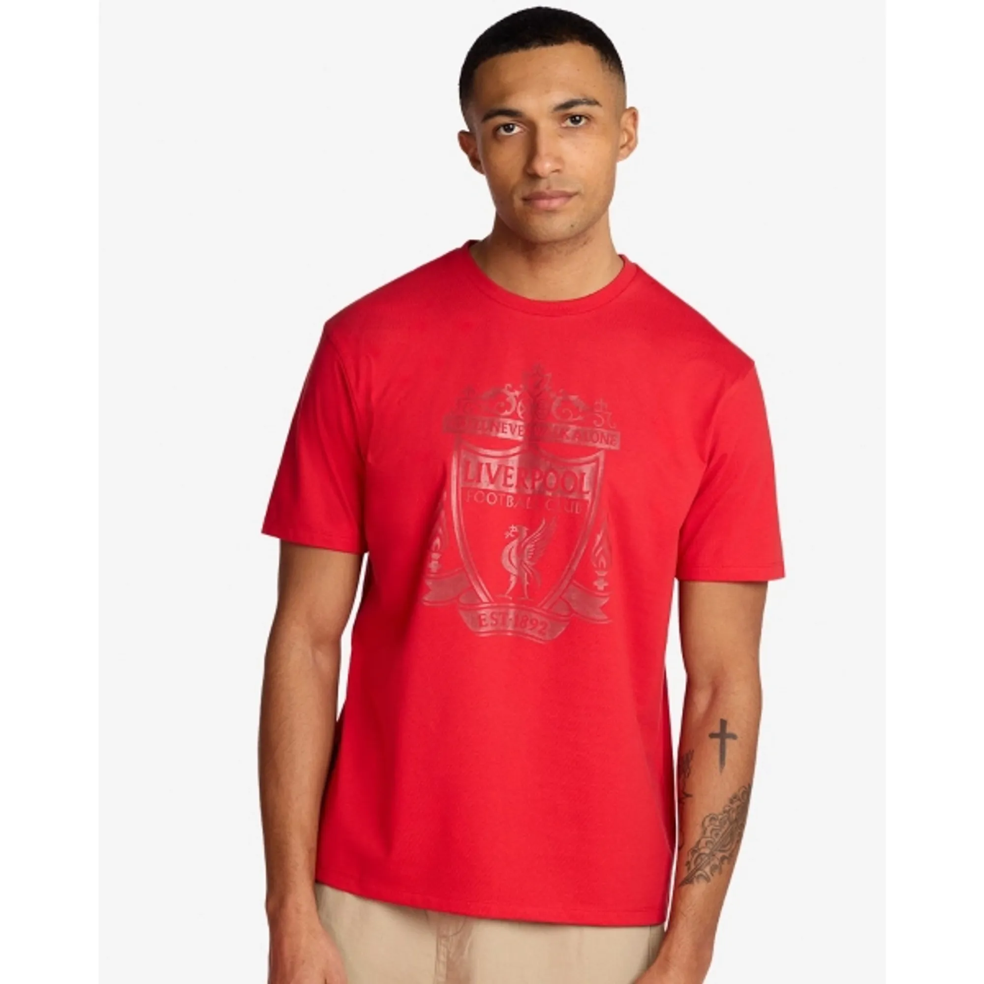 LFC Mens Crest Tee Red