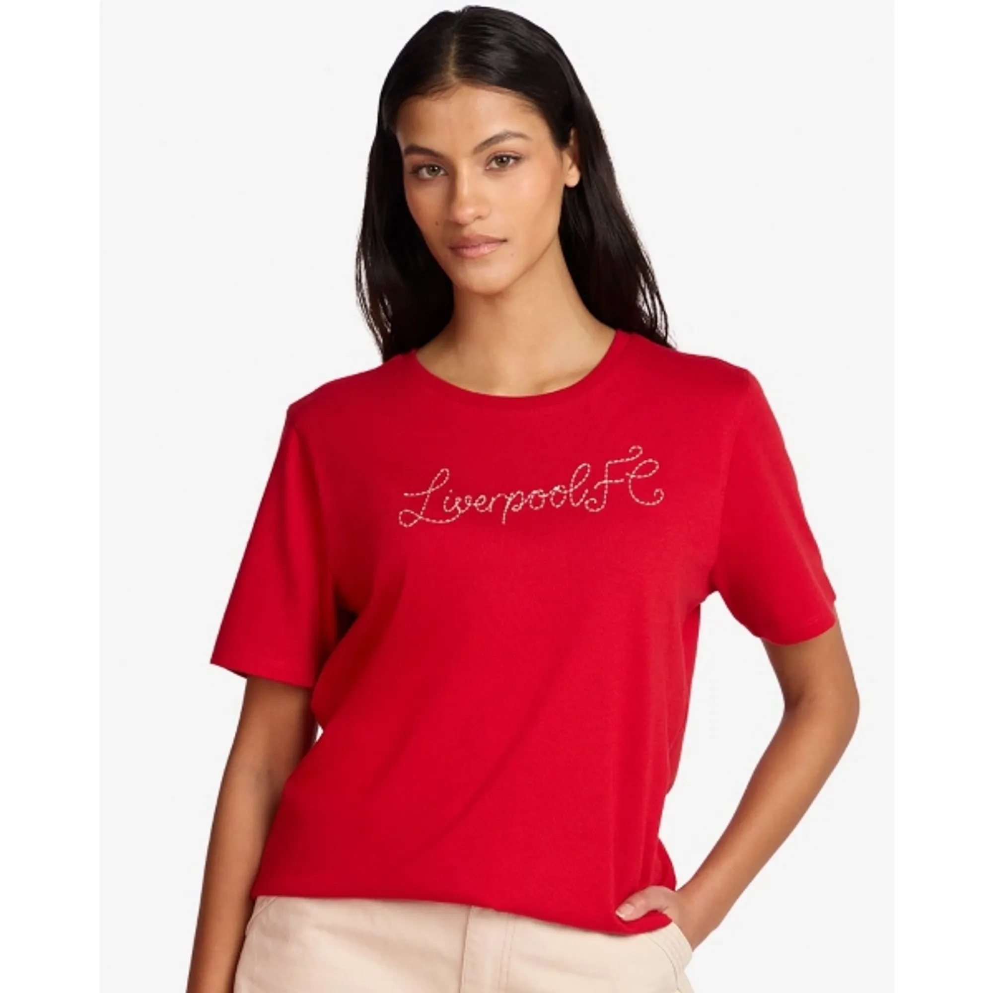 LFC Womens Stitch Tee Red