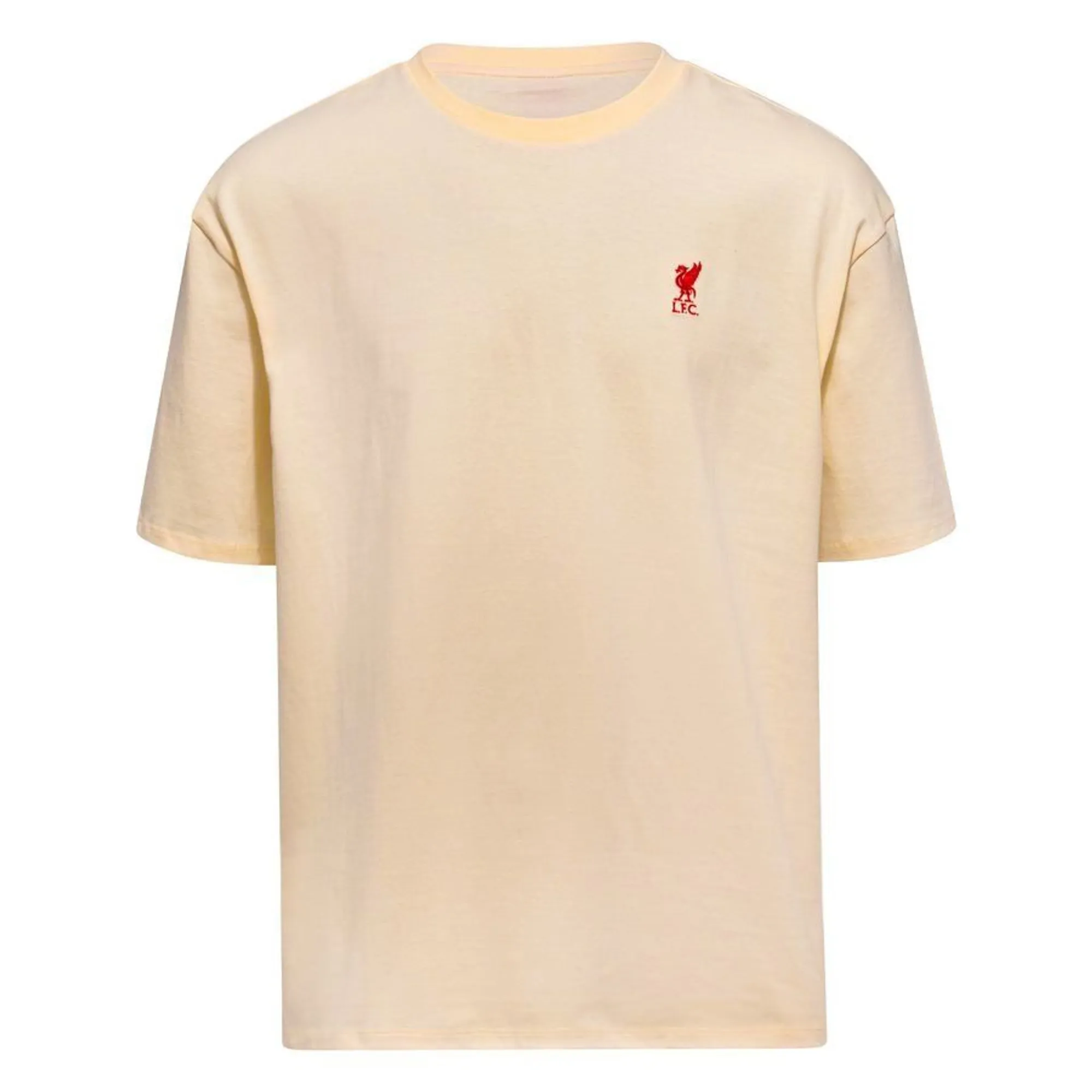 LFC Mens Oversized We Are Liverpool Tee Cream