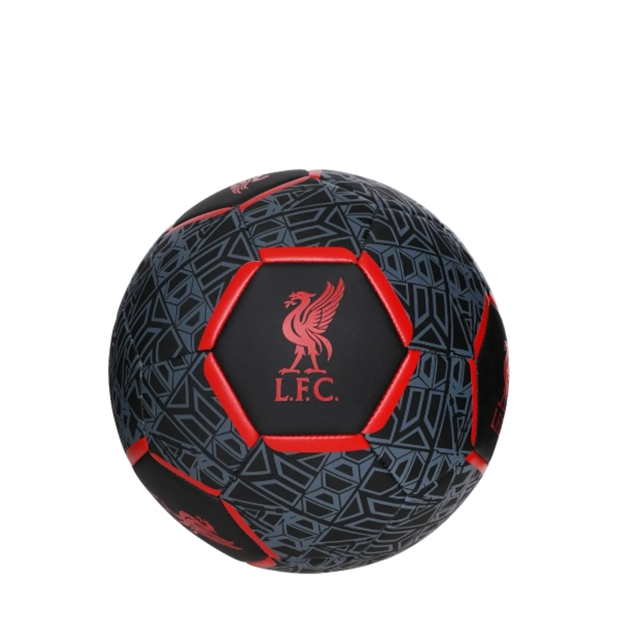 LFC Size 5 Geo Football Black & Red