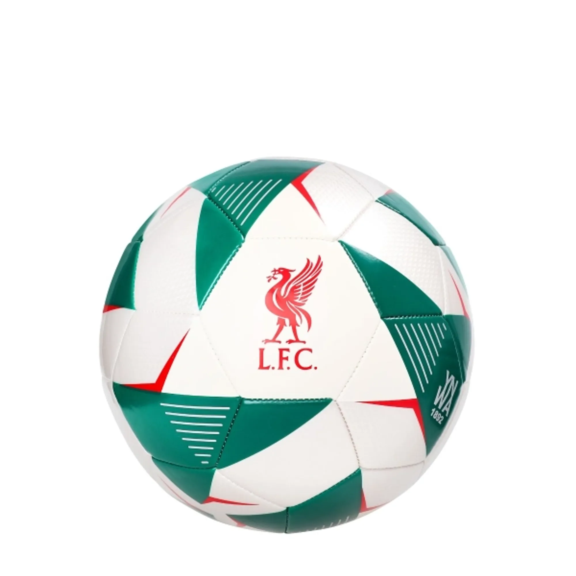 LFC Size 5 Liverbird Football White & Green