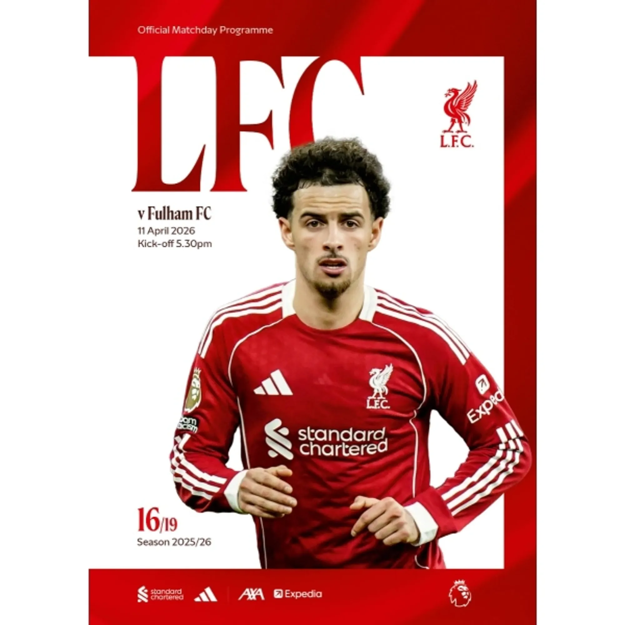 Matchday Programme - LFC vs Fulham - Premier League - 11/04/2026