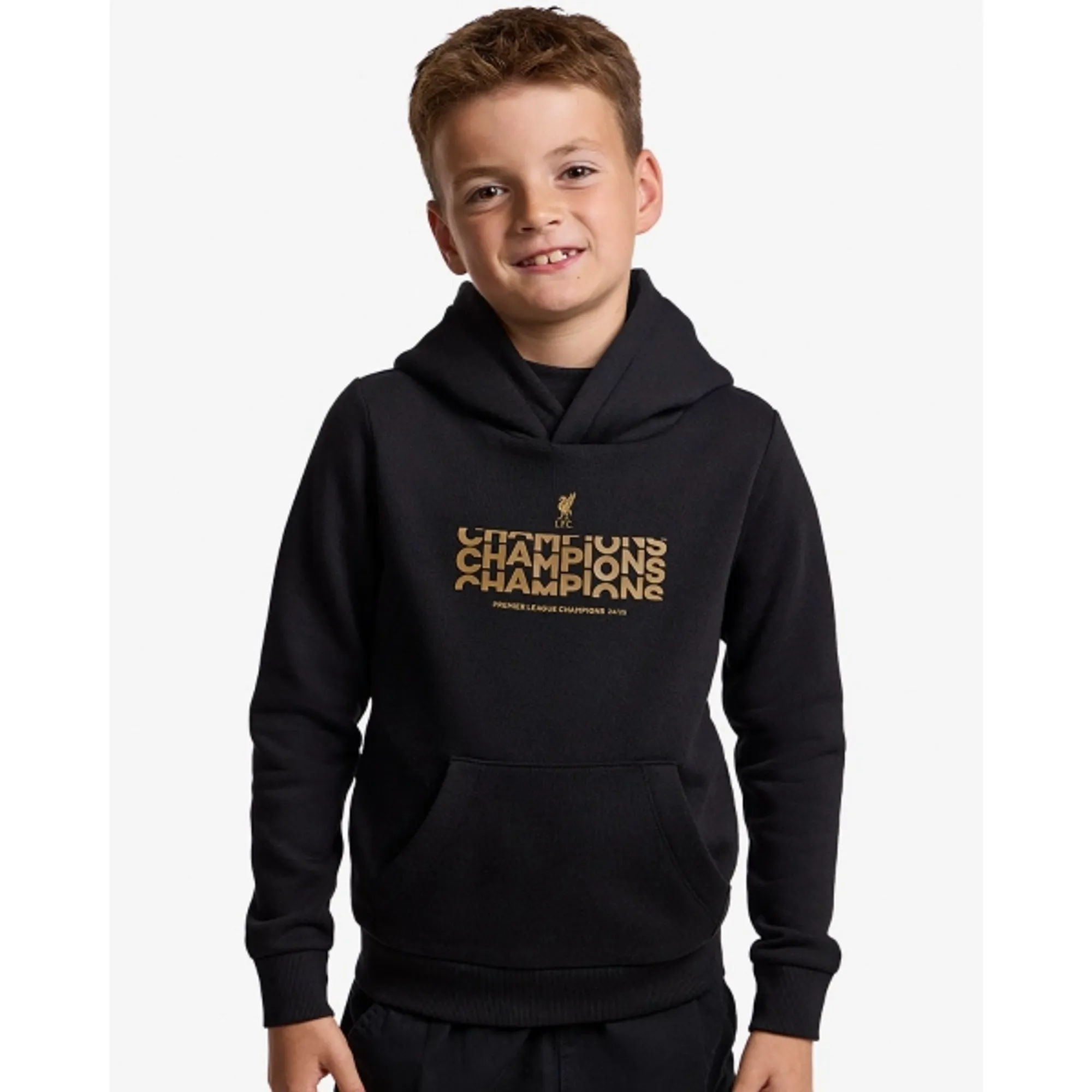 LFC Juniors Champions Text Hoodie Black