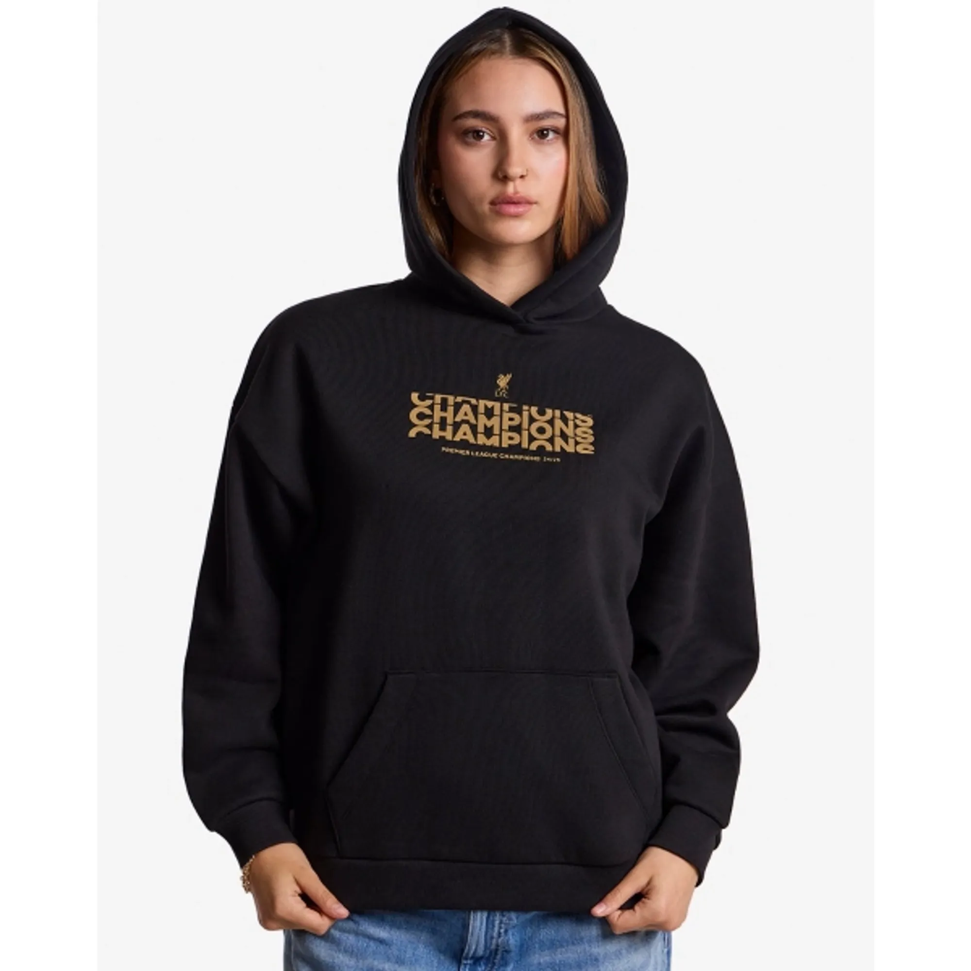 LFC Womens Champions Text Hoody