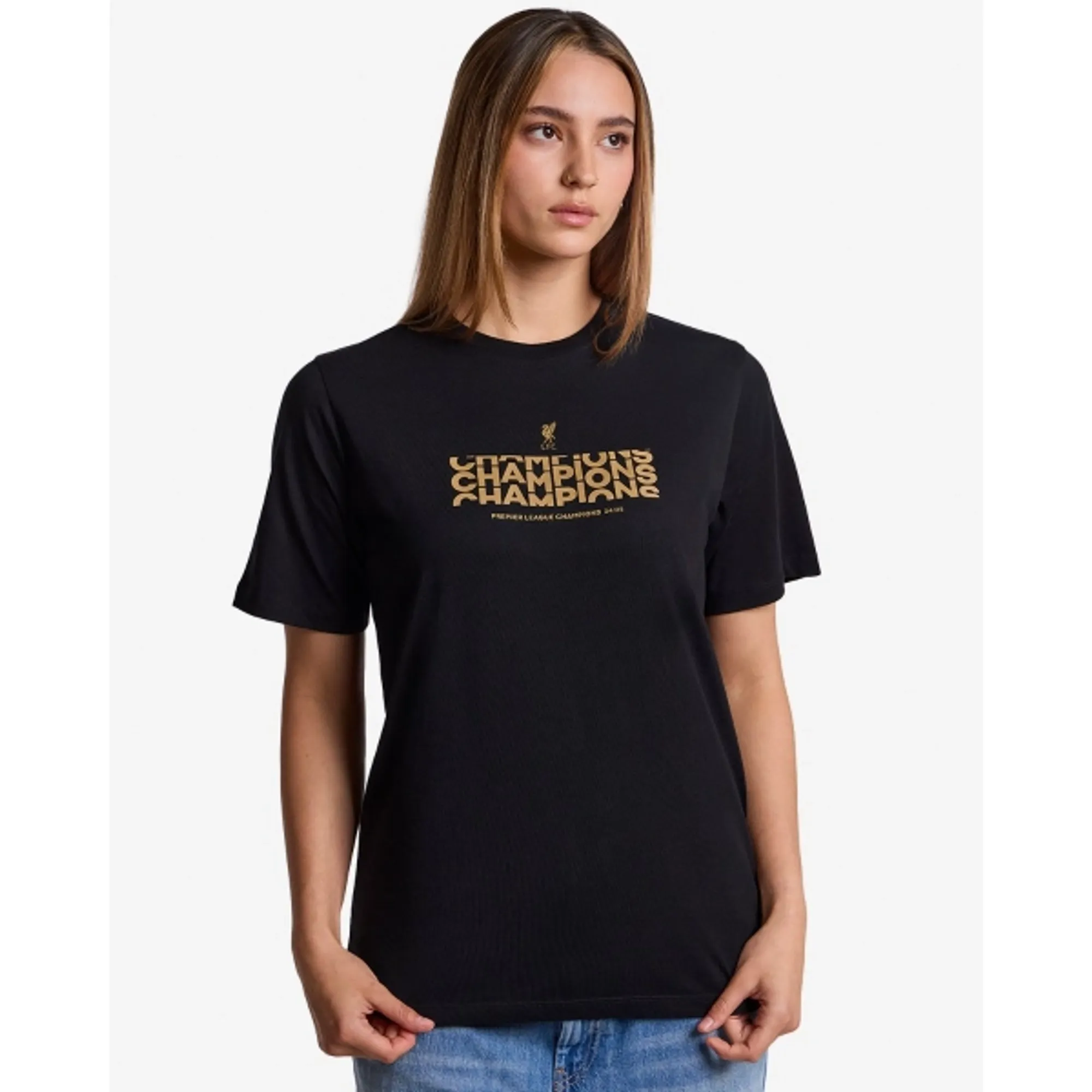 LFC Womens Champions Text Tee