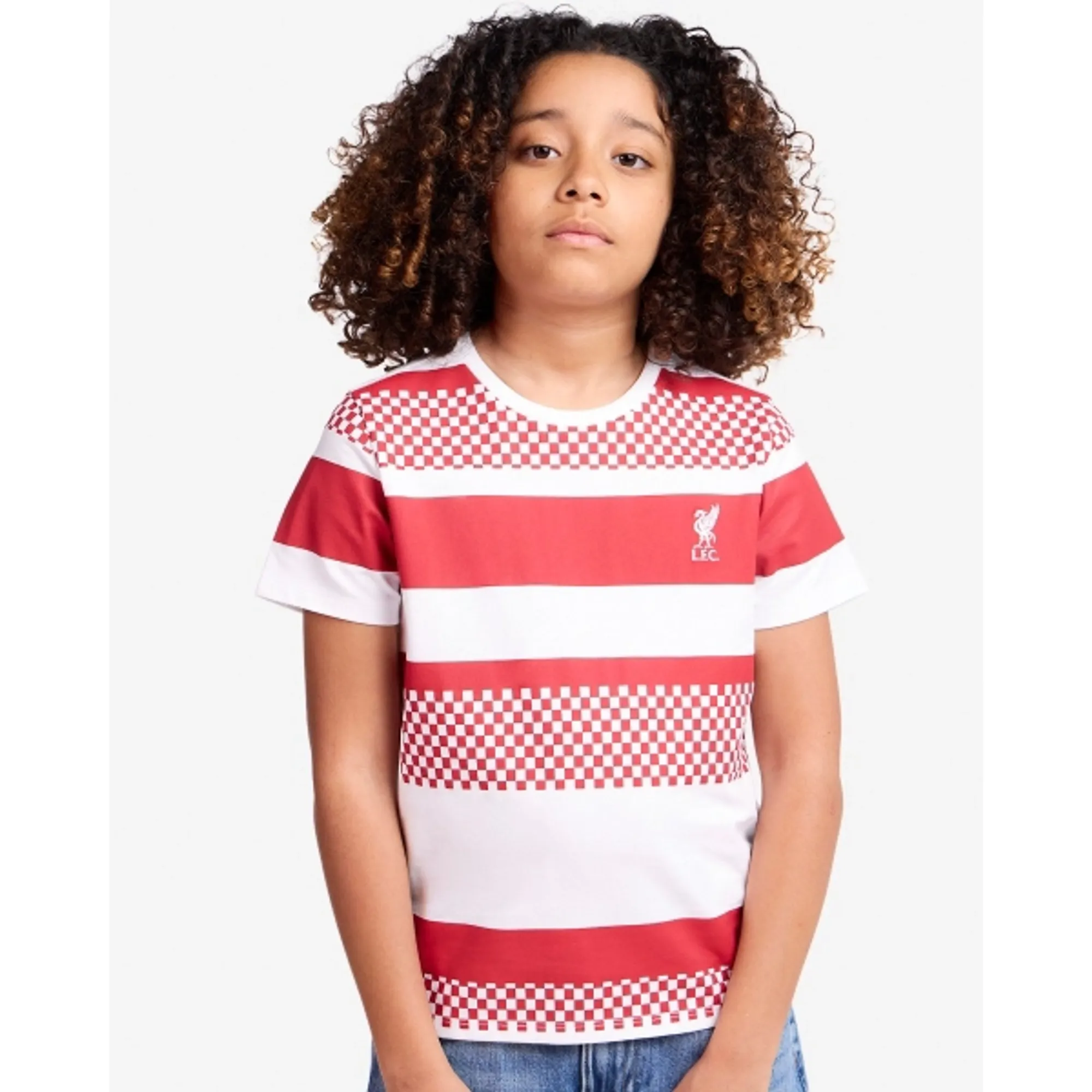 LFC Juniors Stripe Tee White