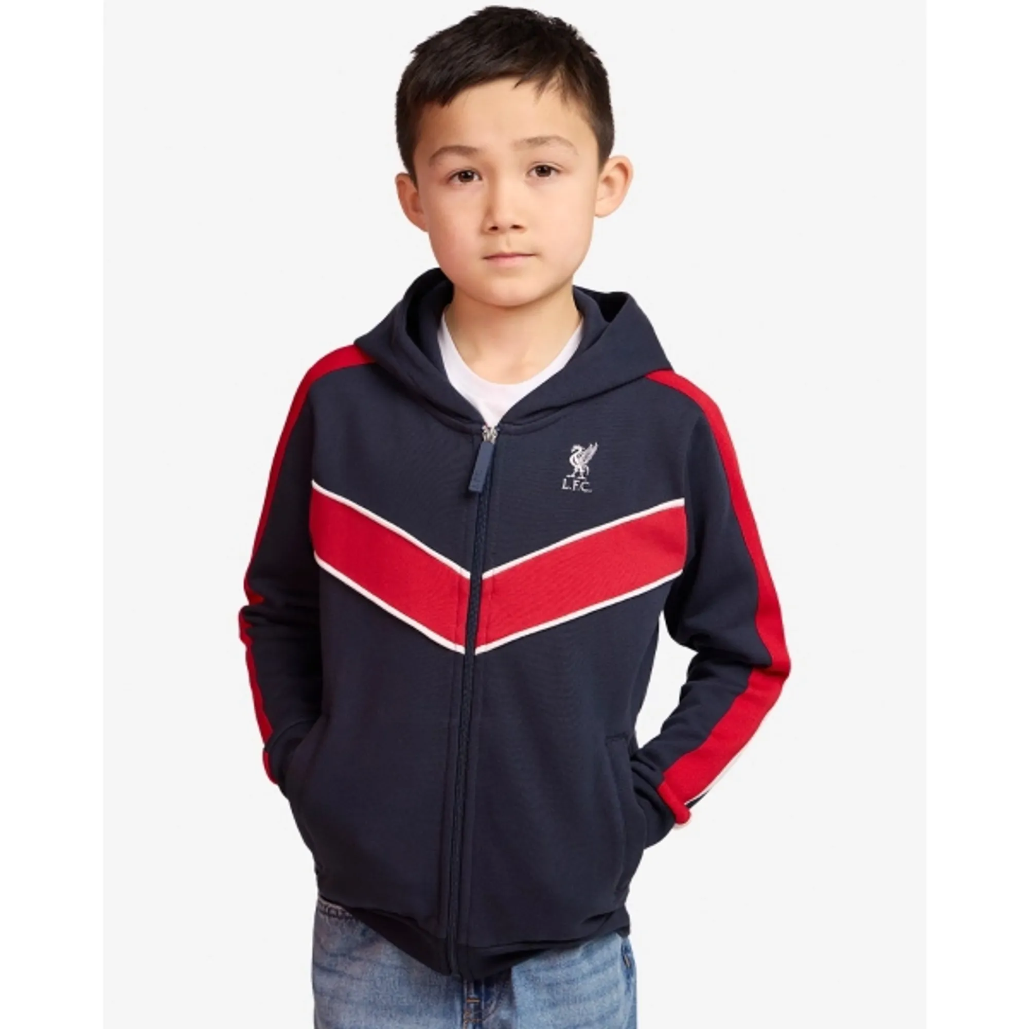 LFC Juniors Chevron Hoodie Navy