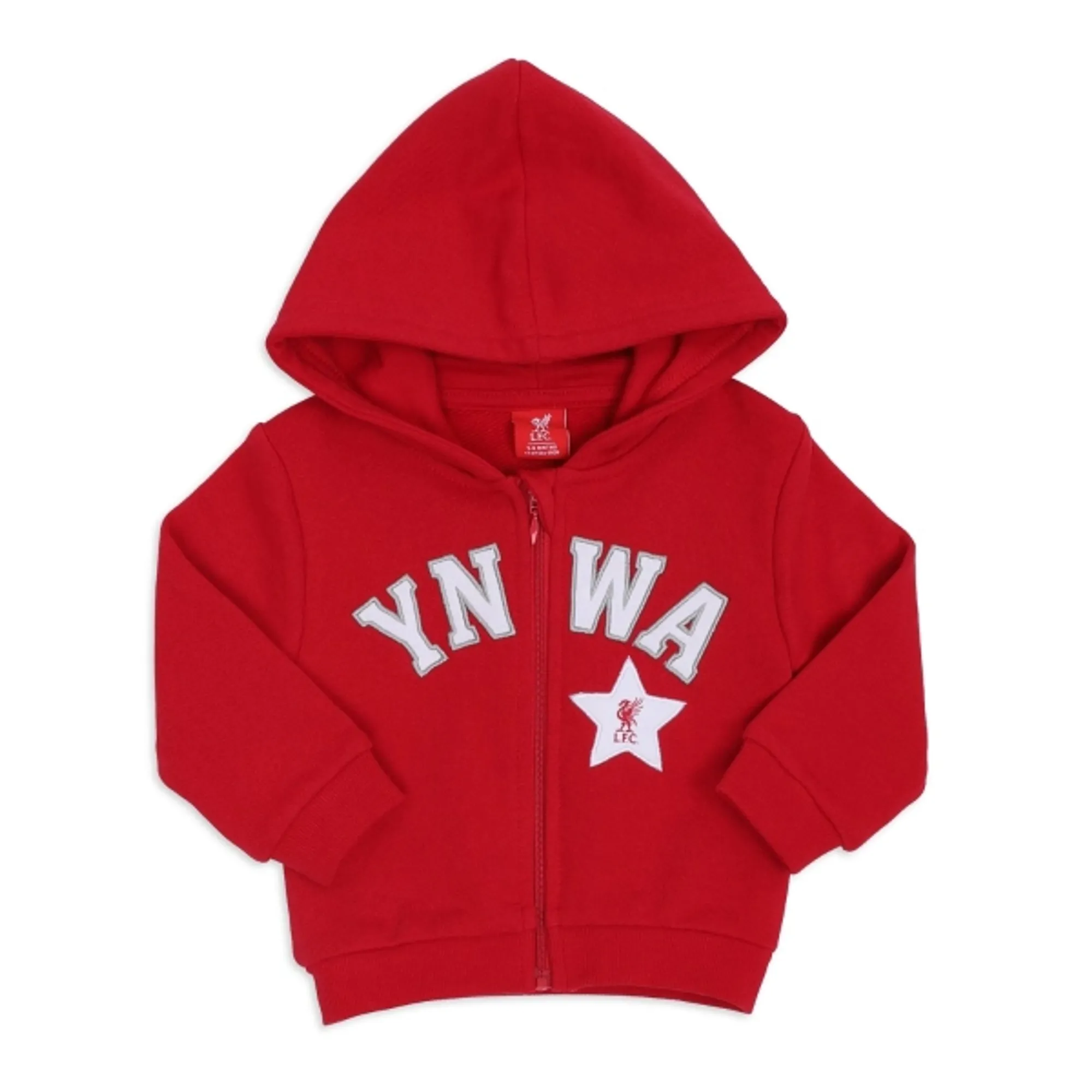 LFC Baby Zip Through Hoodie Red