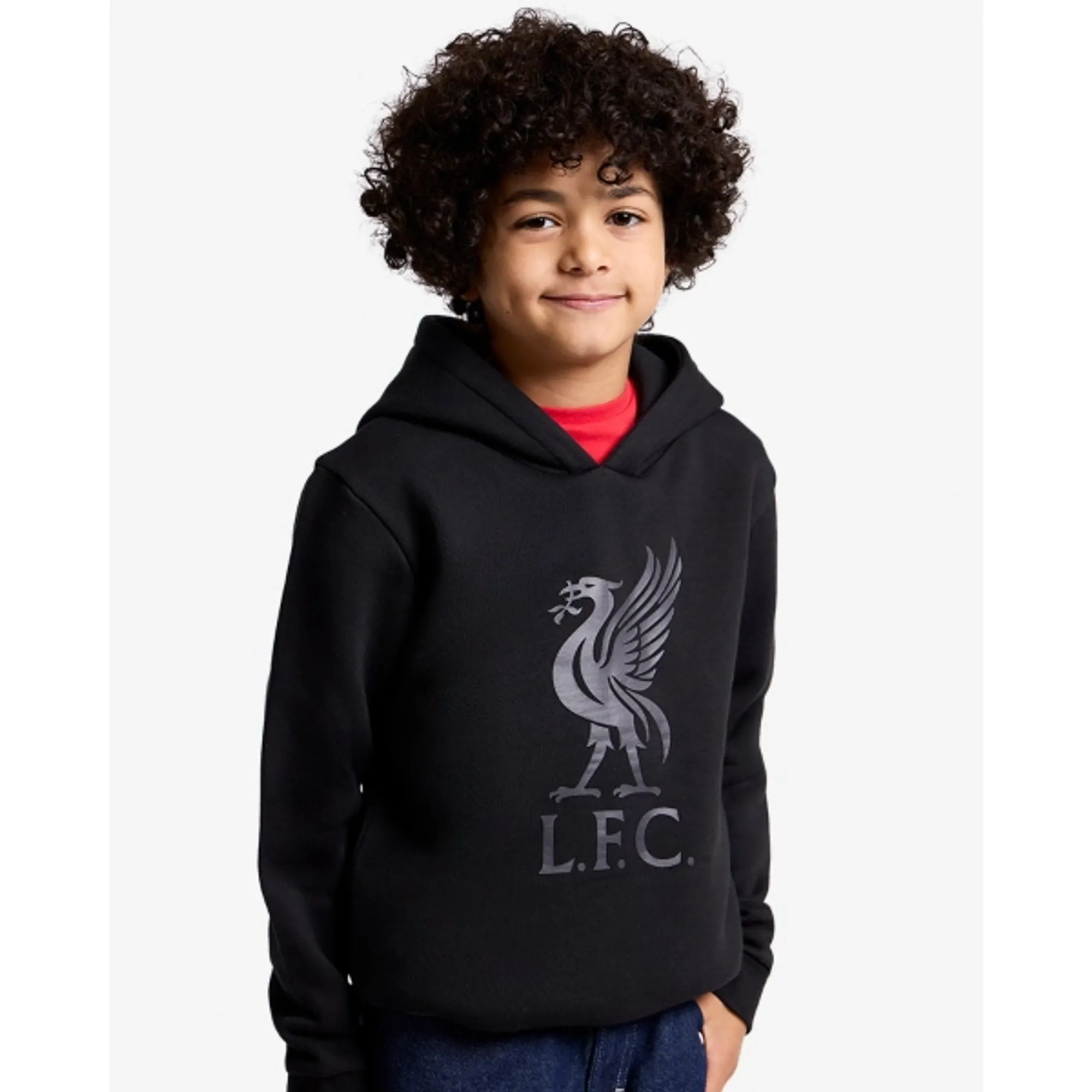 LFC Juniors Liverbird Hoodie Black
