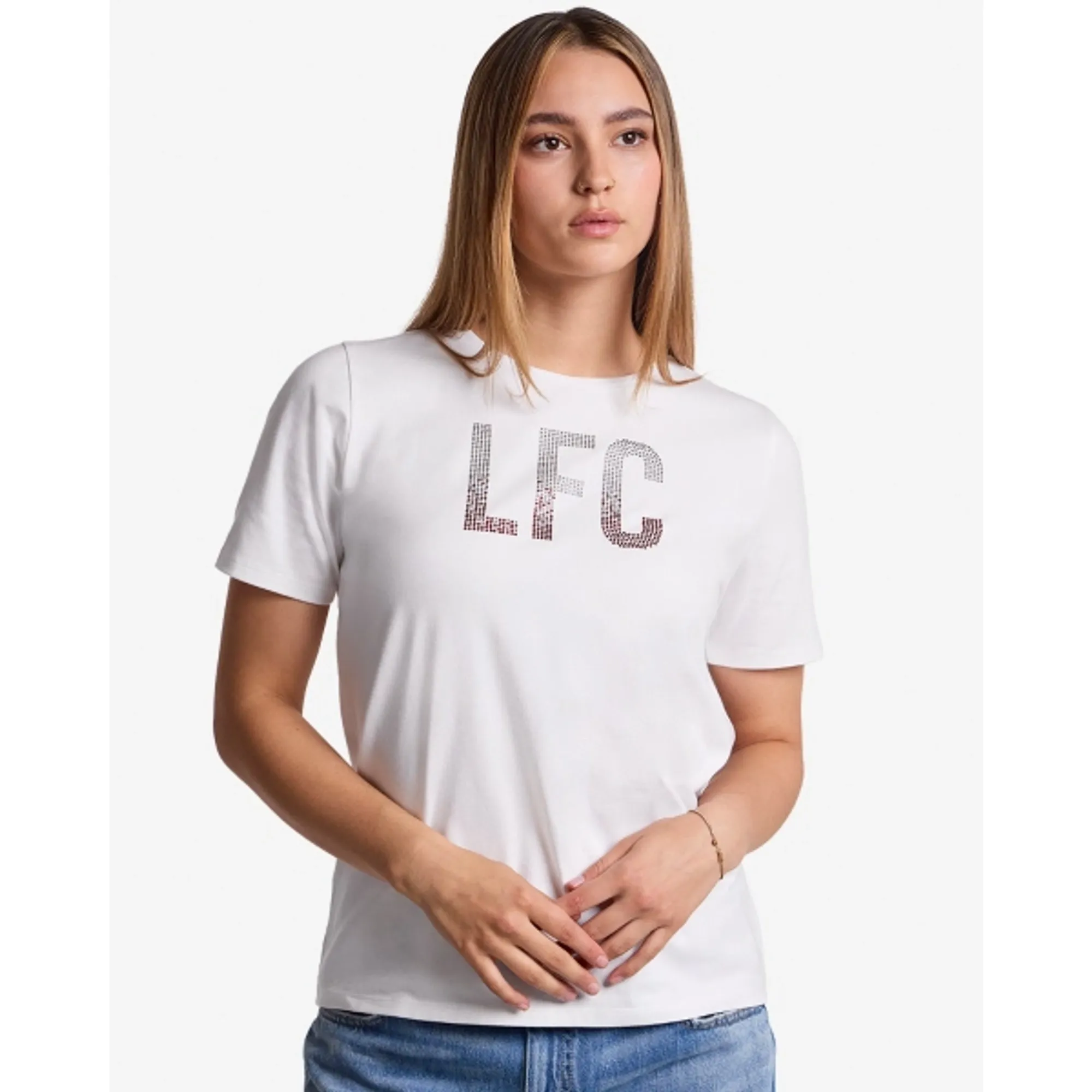 LFC Womens Diamenté Tee White