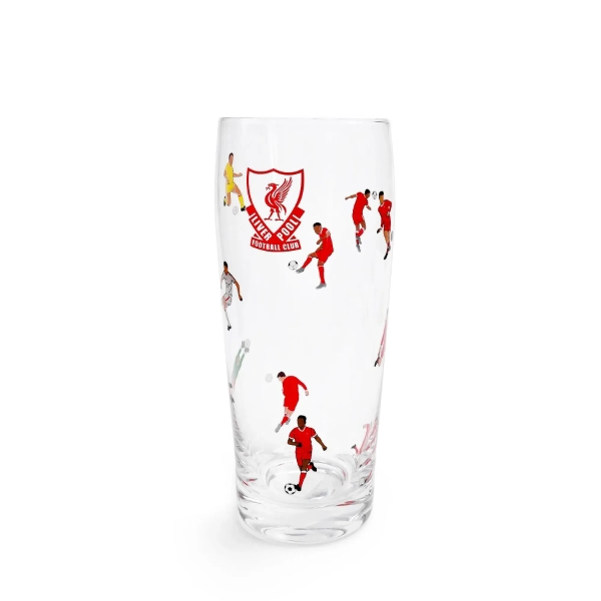 LFC Football Print Pint Glass
