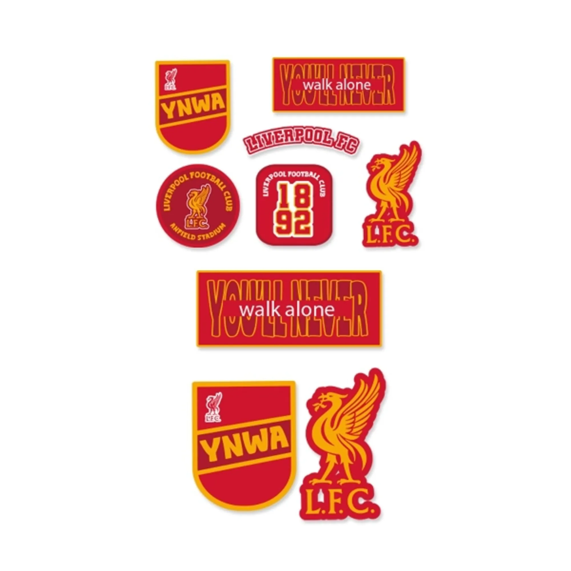 LFC Luggage Sticker Set
