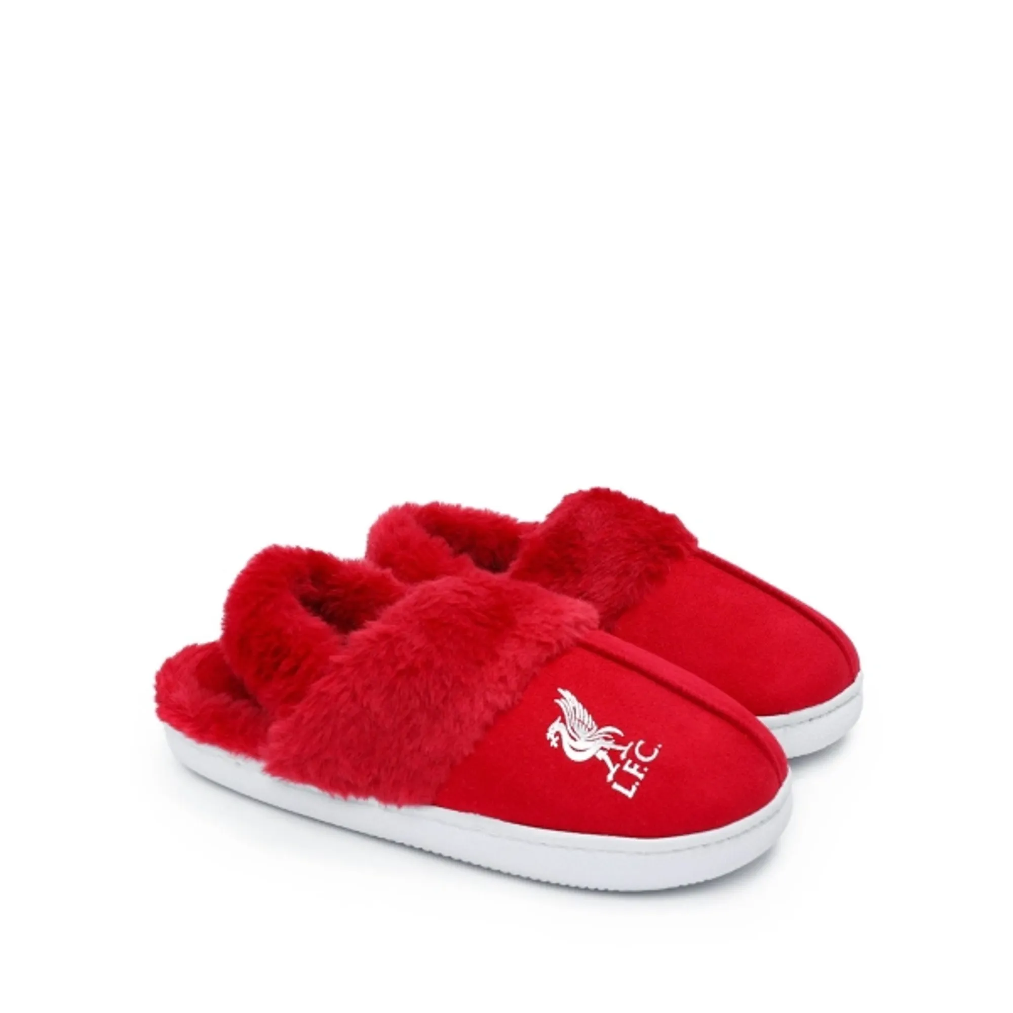 LFC Juniors Girls Slingback Slippers Red
