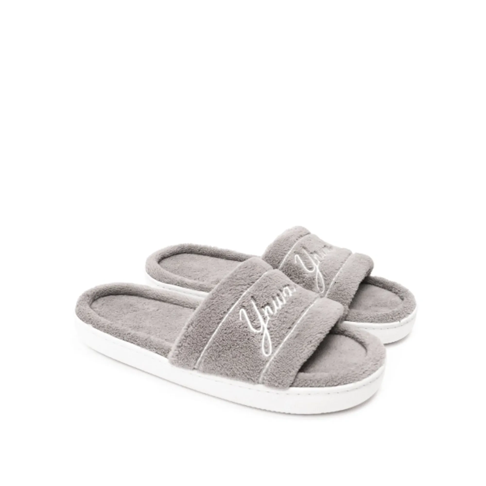 LFC Womens Slide Slippers Grey