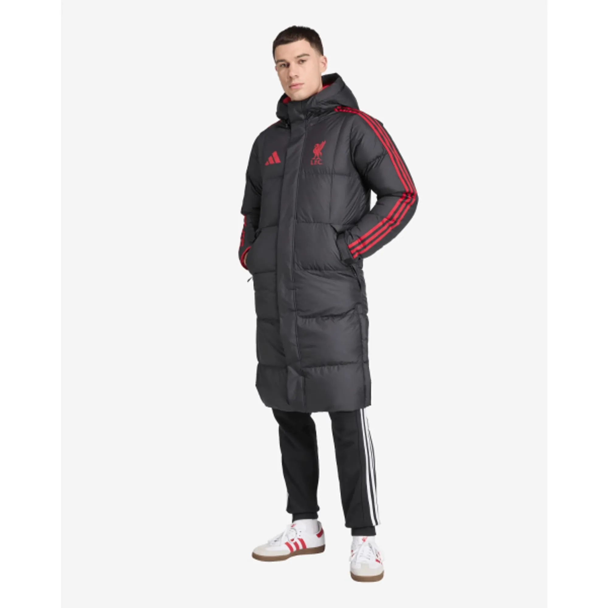 LFC adidas Mens 25/26 Long Down Jacket