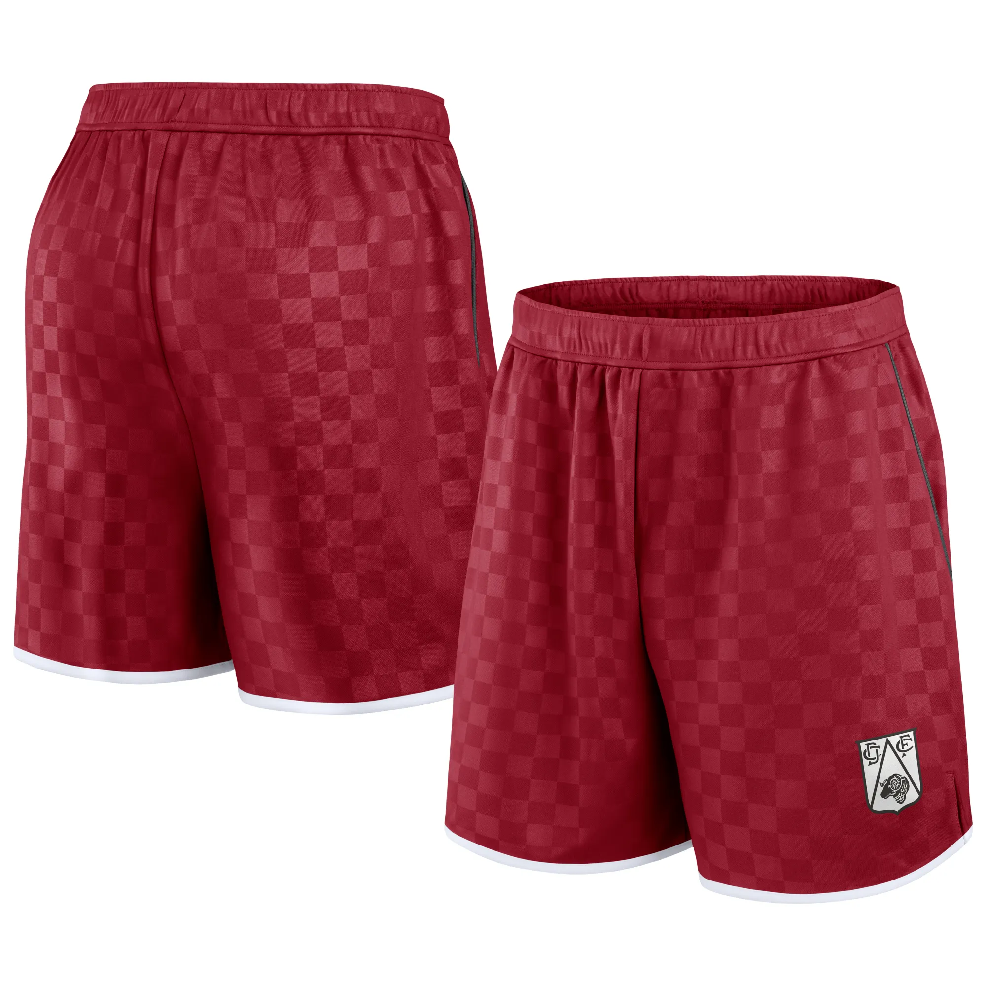 Derby County Poly Shorts - Rhubarb - Mens