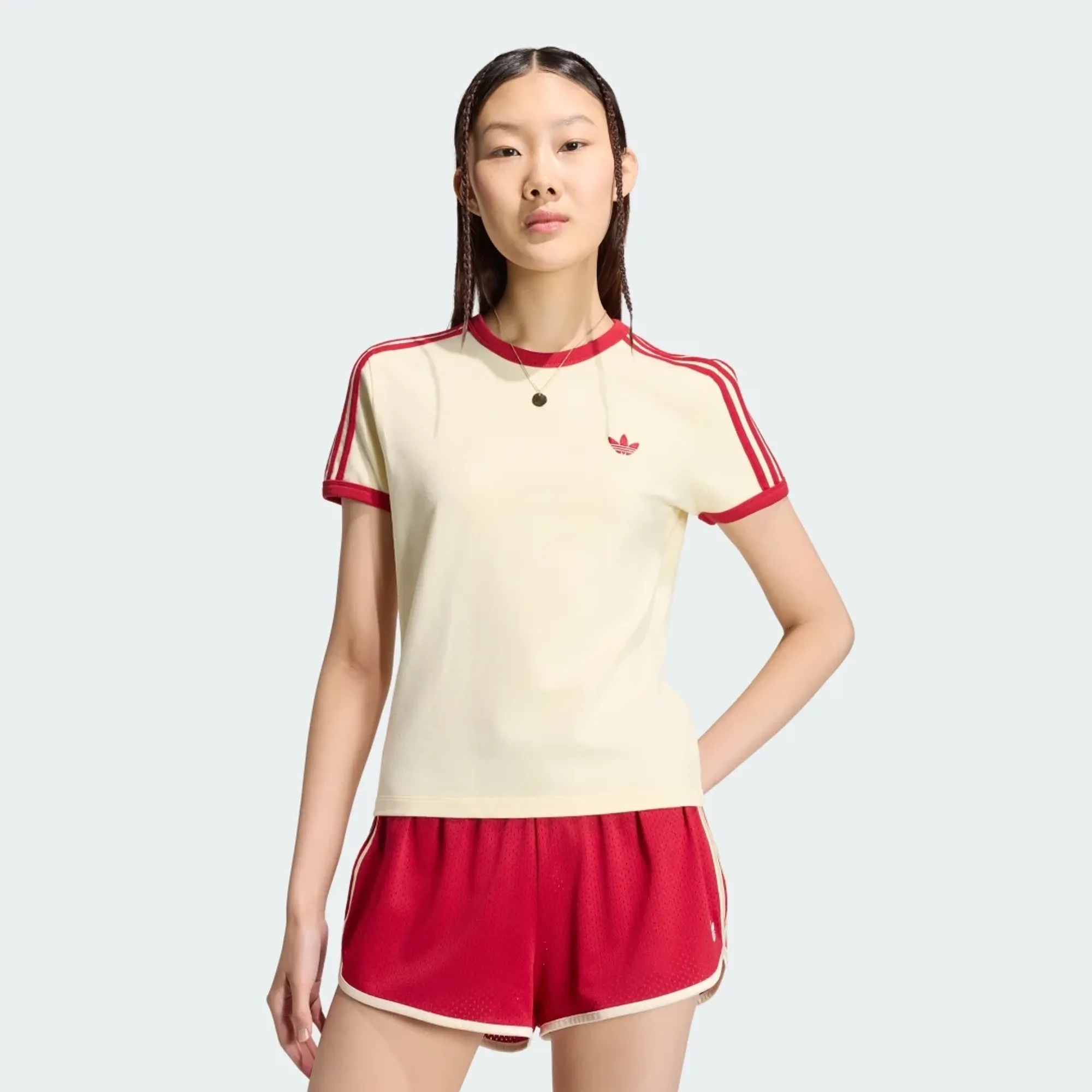 adidas Originals adidas 3 STRIPES SLIM T-Shirt