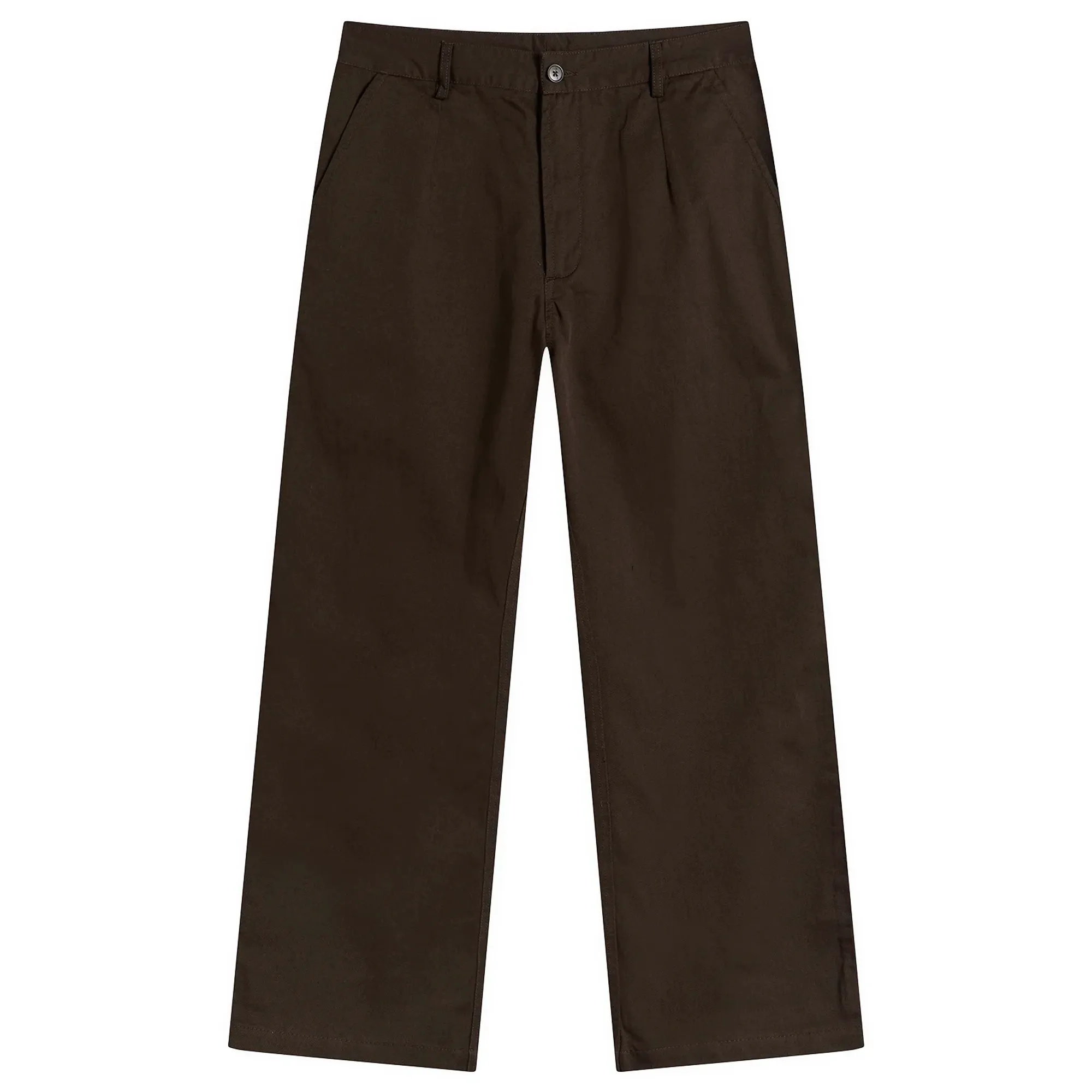 Universal Works Men's Twill Brown Dizzy Trousers