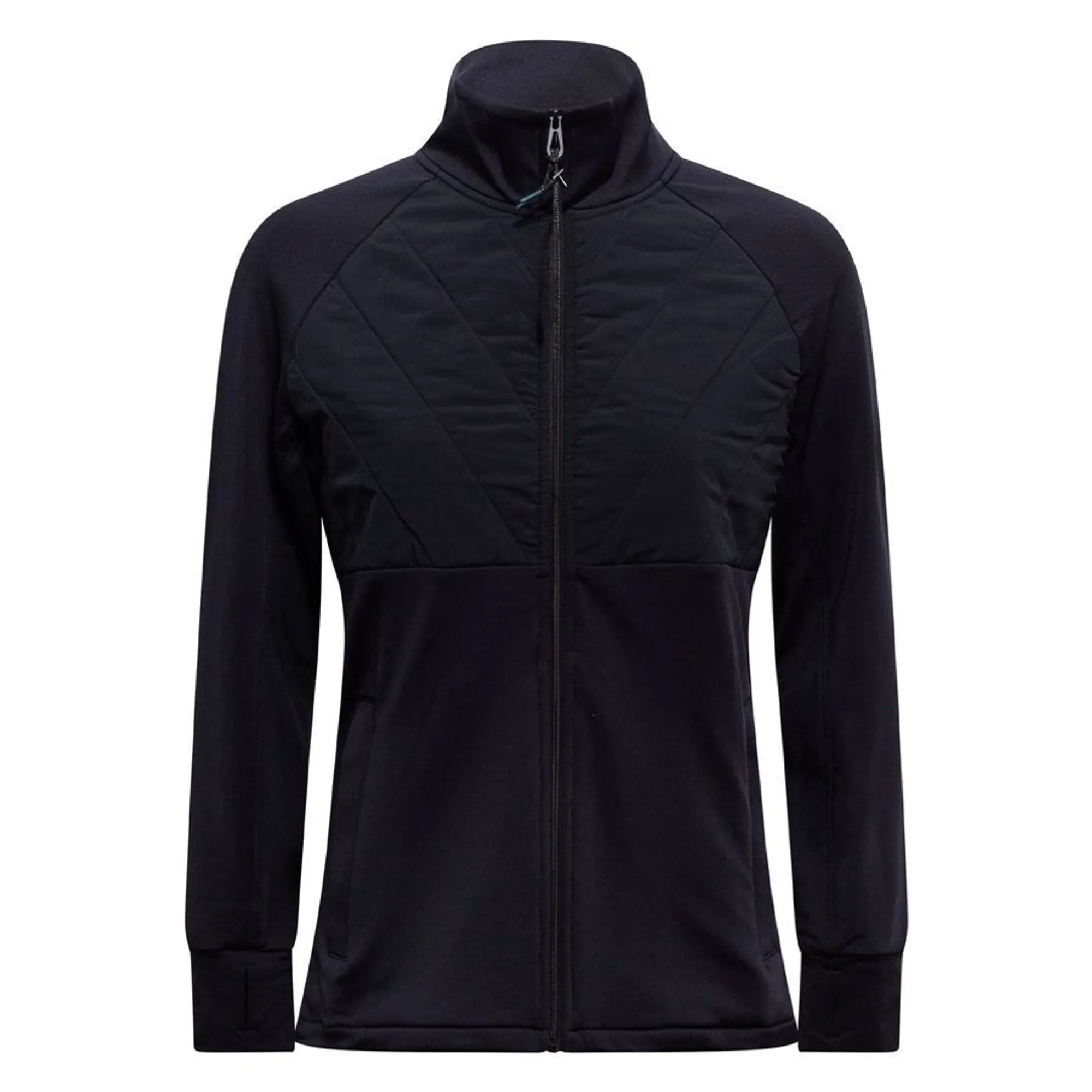 LFC Womens Quilted Panel Jacket Black