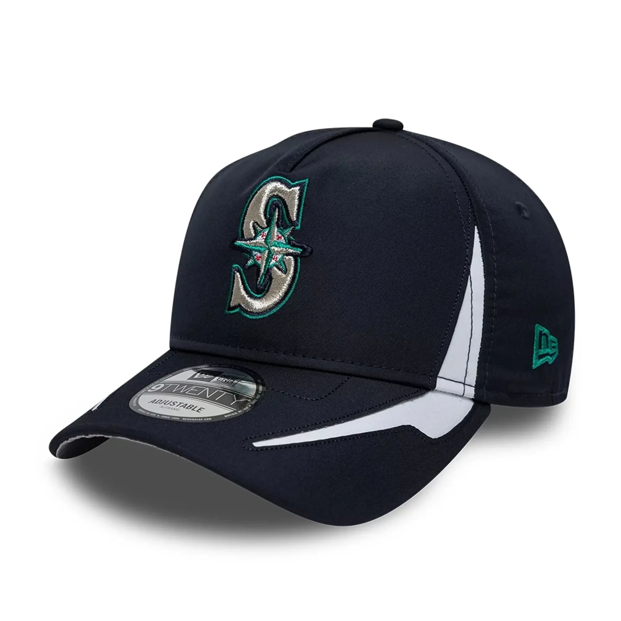 Seattle Mariners MLB Panel Navy 9TWENTY A-Frame Adjustable Cap New Era Cap adult unisex