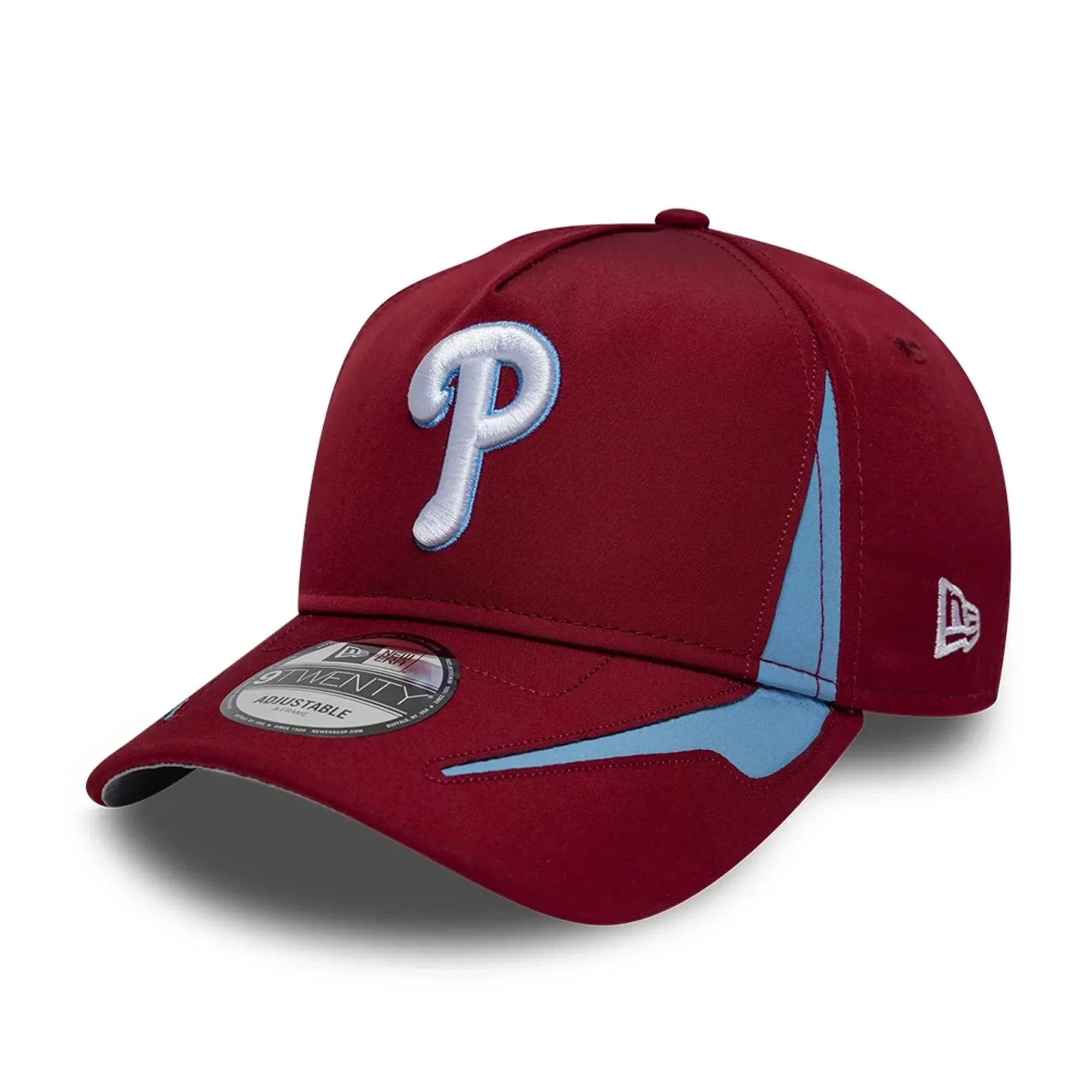 Philadelphia Phillies MLB Panel Dark Red 9TWENTY A-Frame Adjustable Cap New Era Cap adult unisex