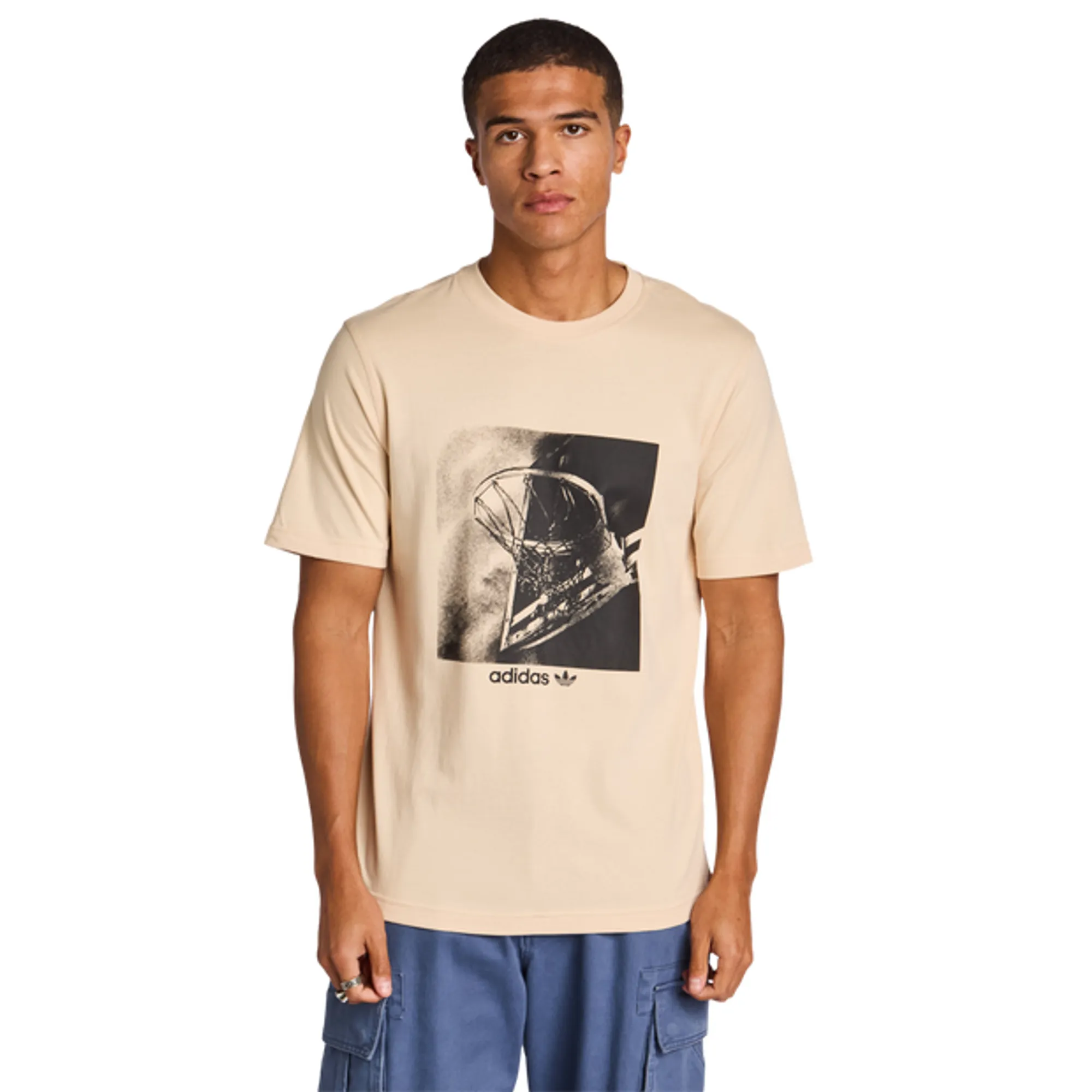 Adidas  Men T-Shirts - Beige