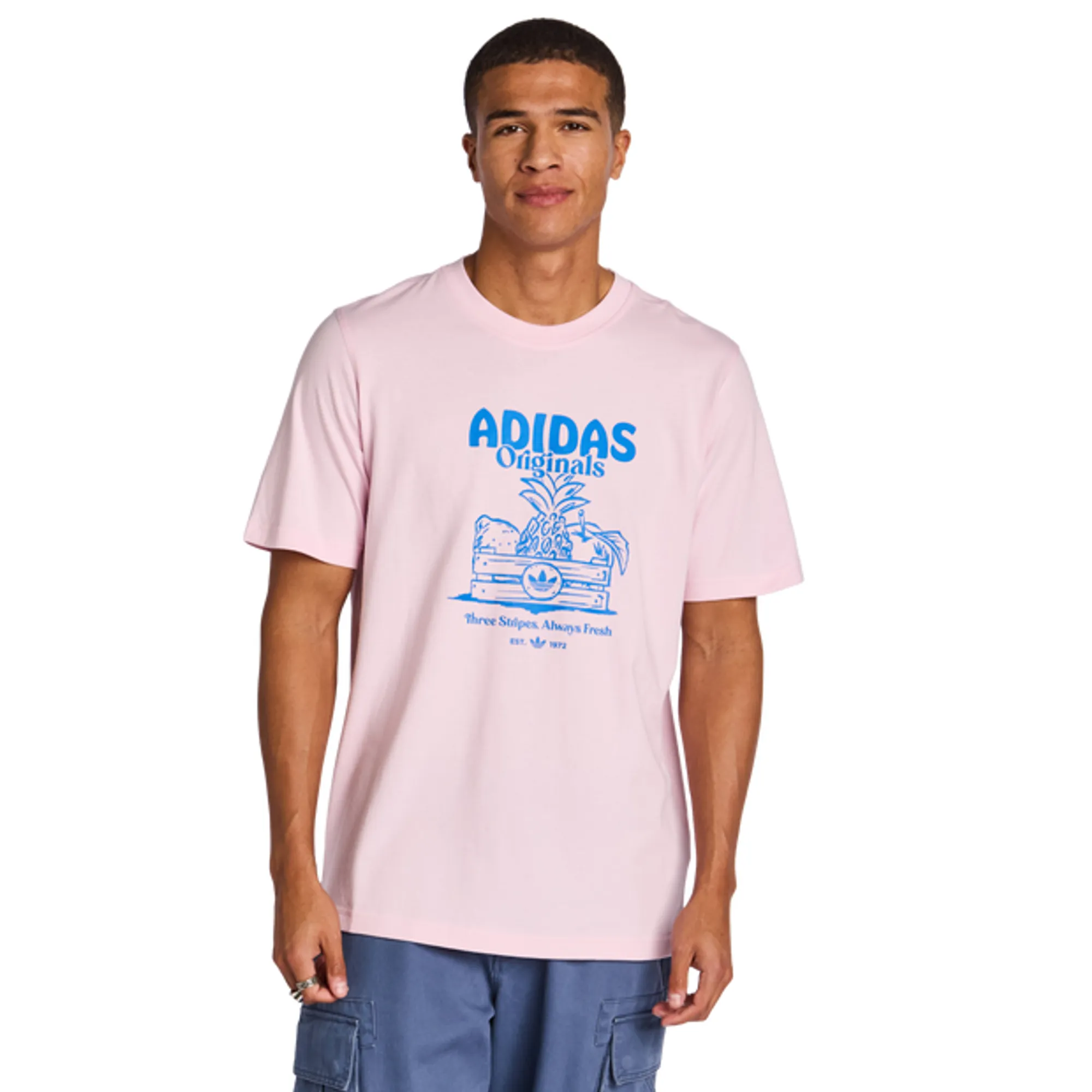 Adidas  Men T-Shirts - Pink