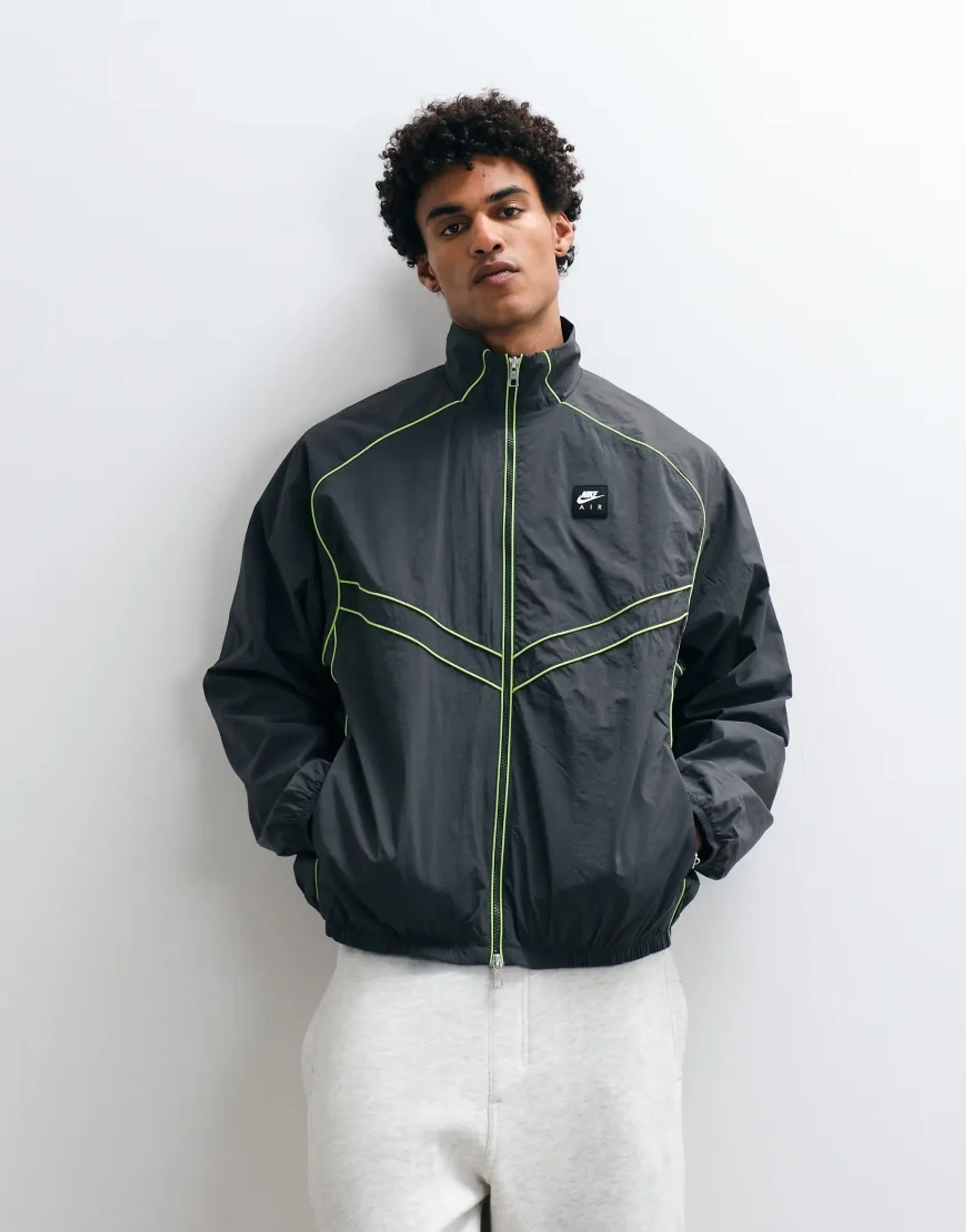 Nike Air Track Jacket - Grey - Mens