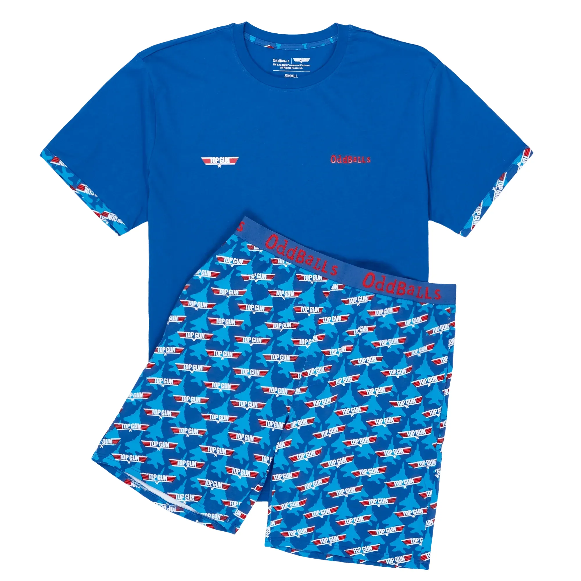 Top Gun - Men's Short Pyjamas Set (T-Shirt & Shorts)
