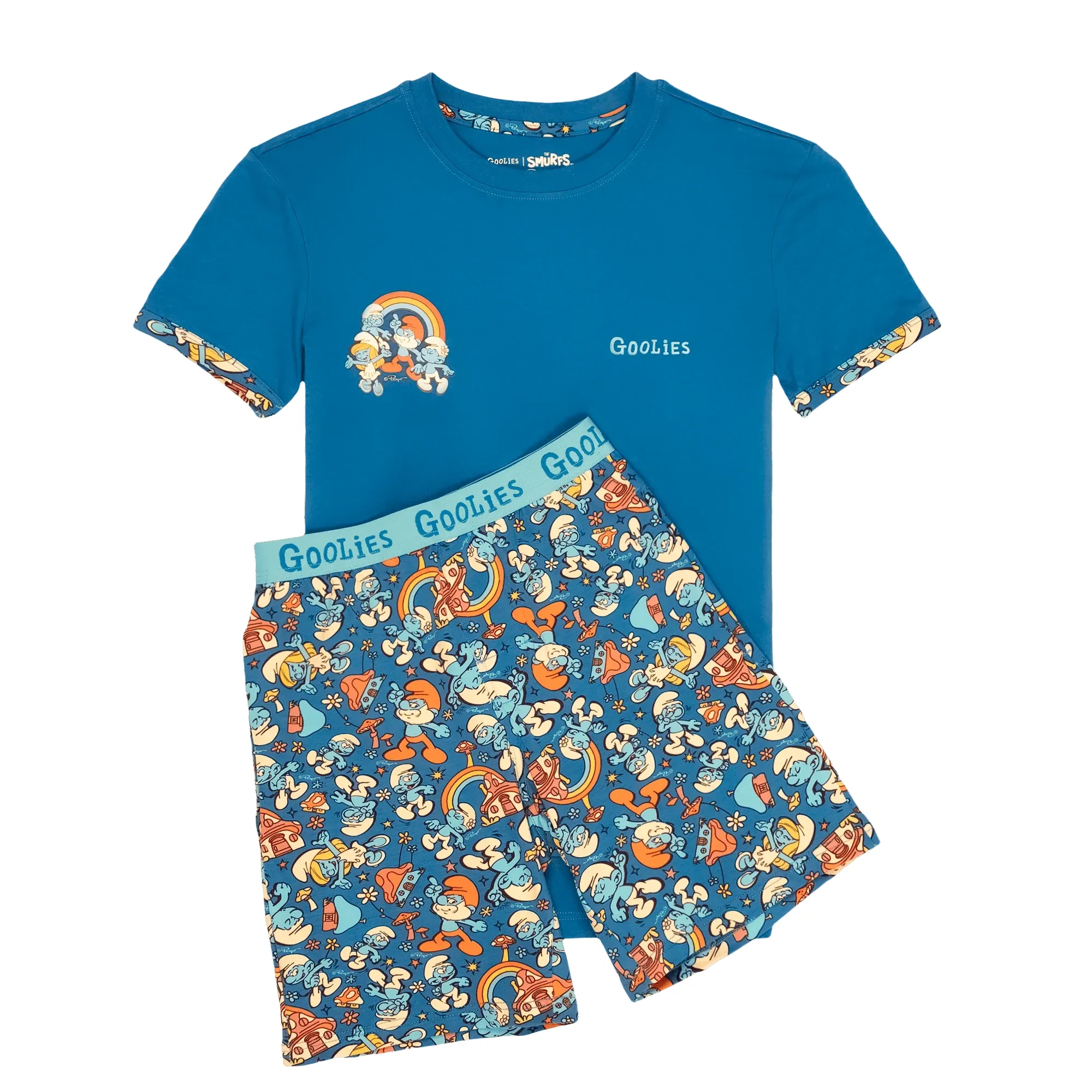 Smurfs - Kids Short Pyjamas Set (T-Shirt & Shorts)
