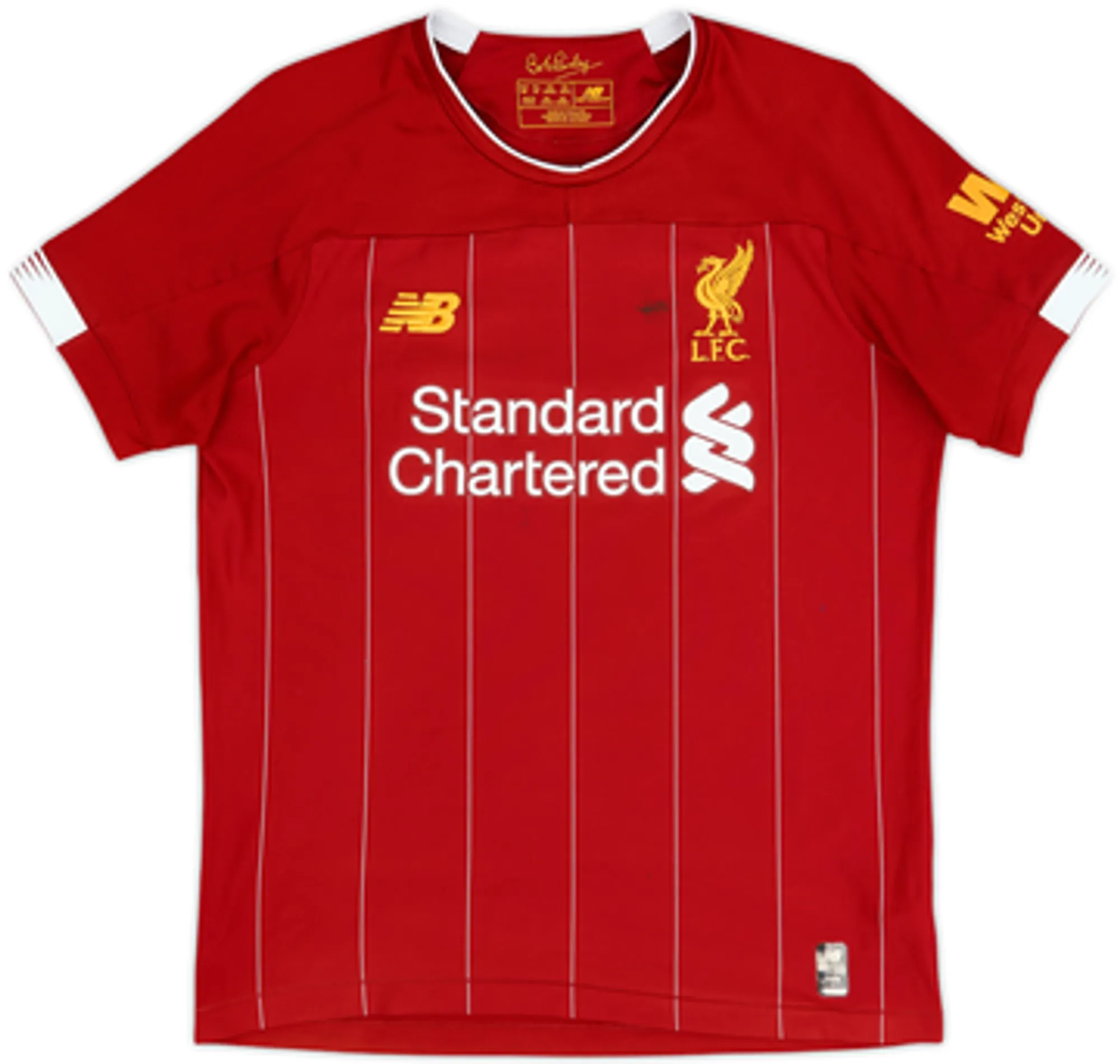 2019-20 Liverpool Home Shirt Salah #11 - 6/10 - (XL.Boys)