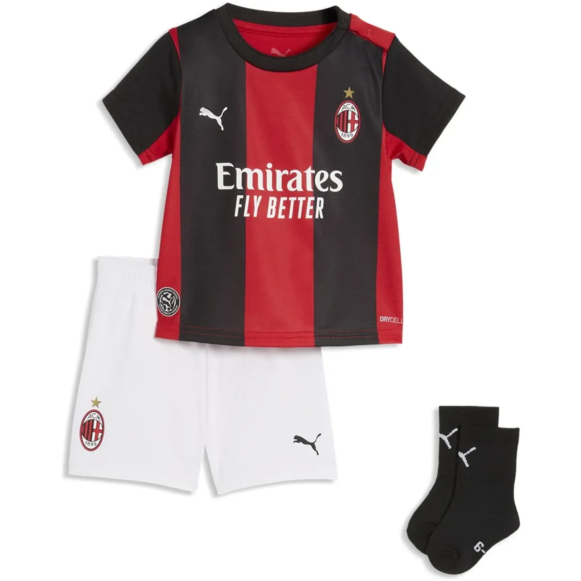 PUMA AC Milan 26/27 Home Tracksuit Youth in Black | Size 4-6 Months