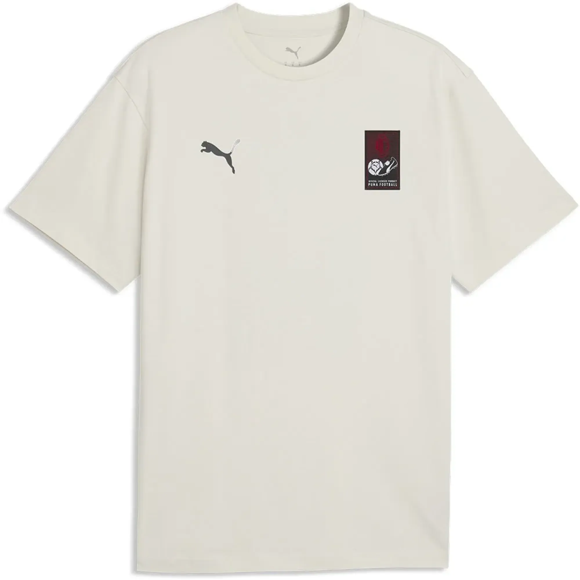 PUMA AC Milan ftblCulture Relaxed T-Shirt Men in Gray | Size 2XL