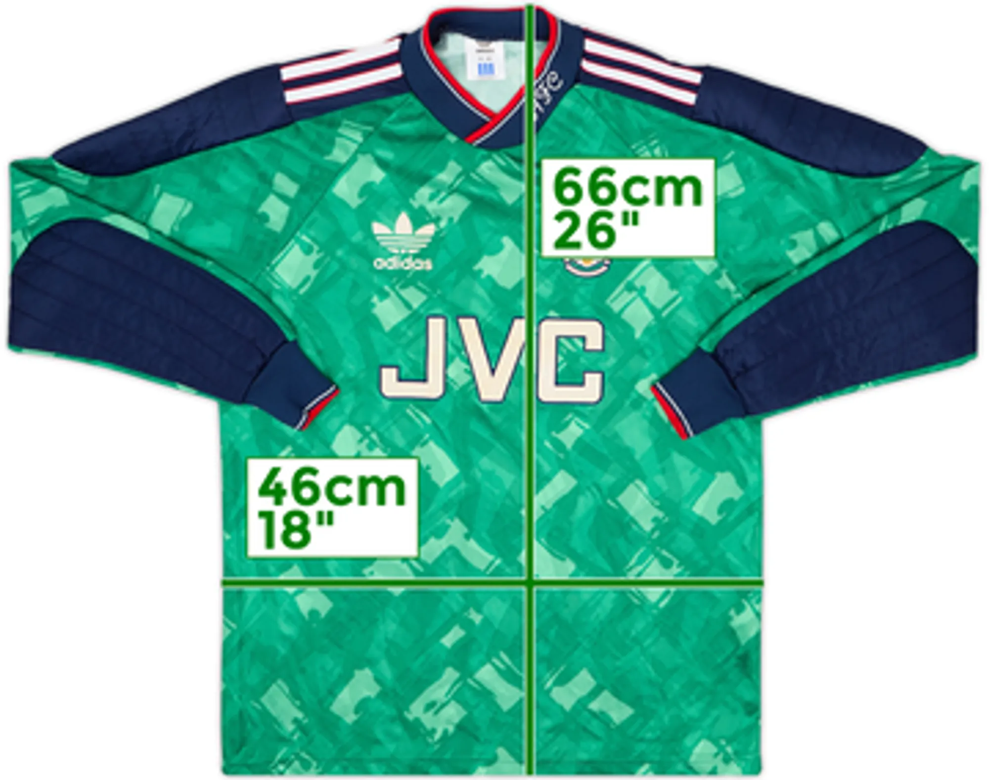 1990-91 Arsenal GK Shirt - 8/10 - (S)