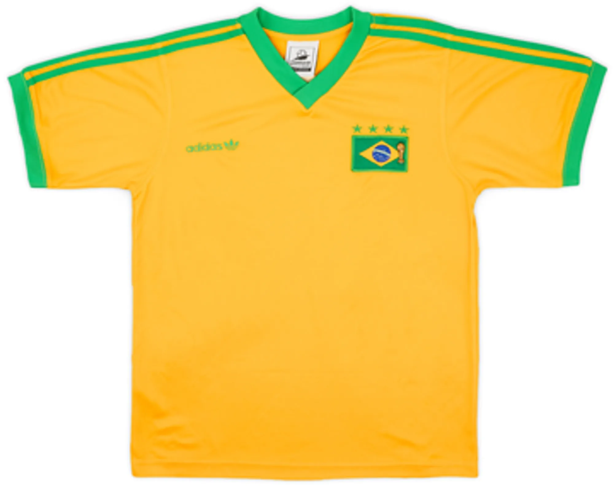 1998 Brazil adidas Coupe du Monde Leisure Shirt - 9/10 - (S)