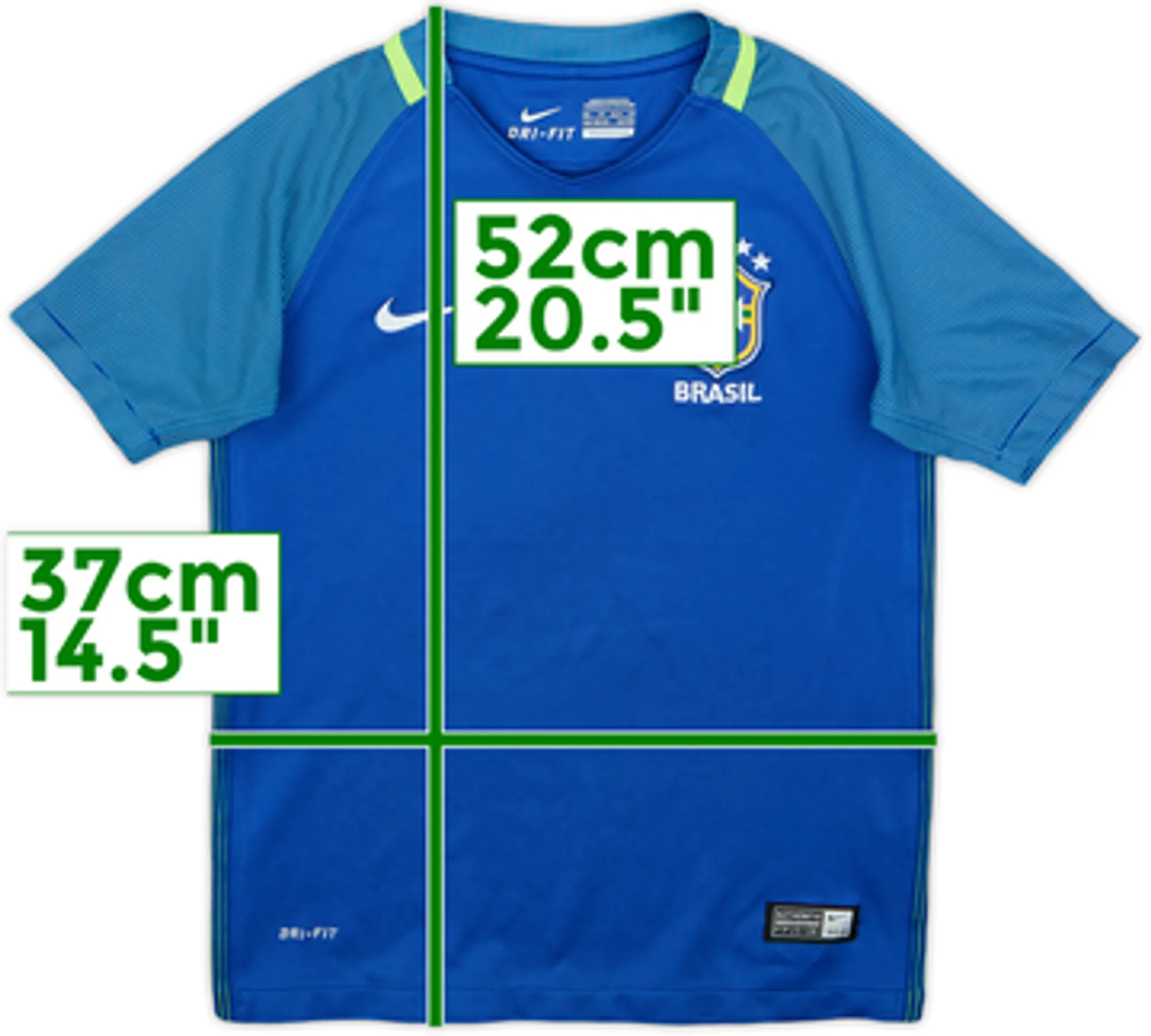 2016-17 Brazil Away Shirt - 8/10 - (6-8 Years)