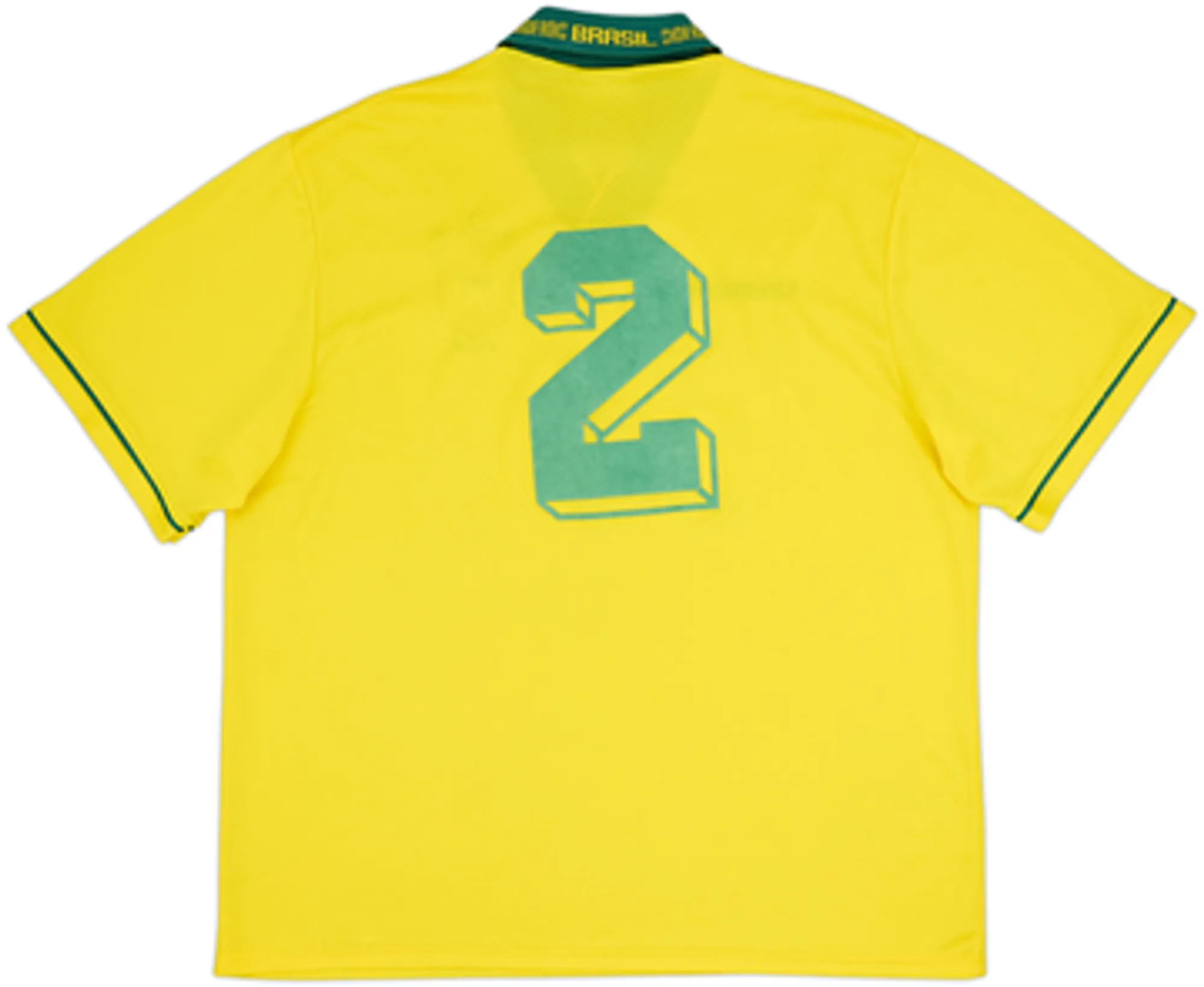 1993-94 Brazil Home Shirt #2 - 6/10 - (XXL)