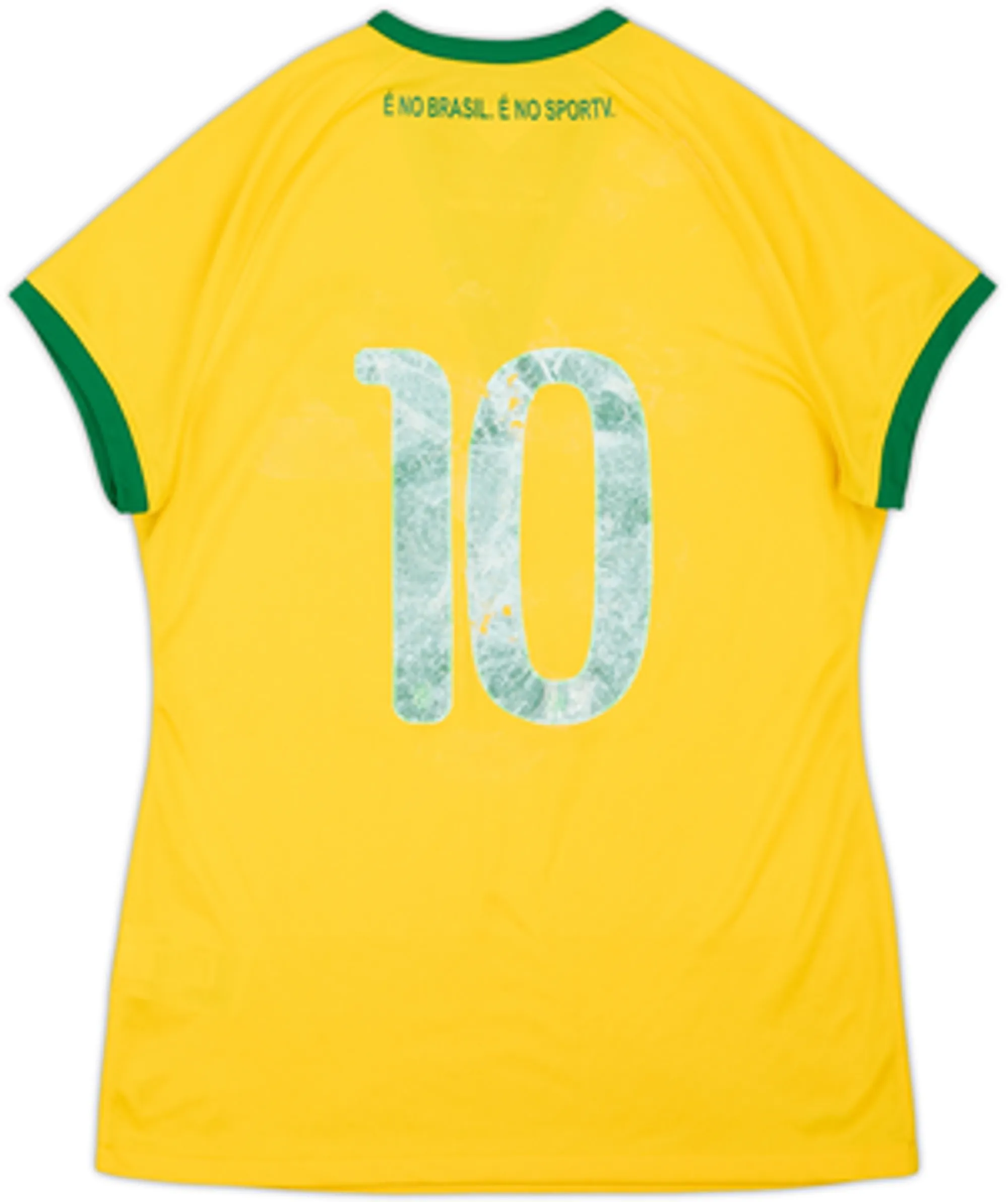 2014-15 Brazil Home Shirt #10 - 5/10 - (Women's M)