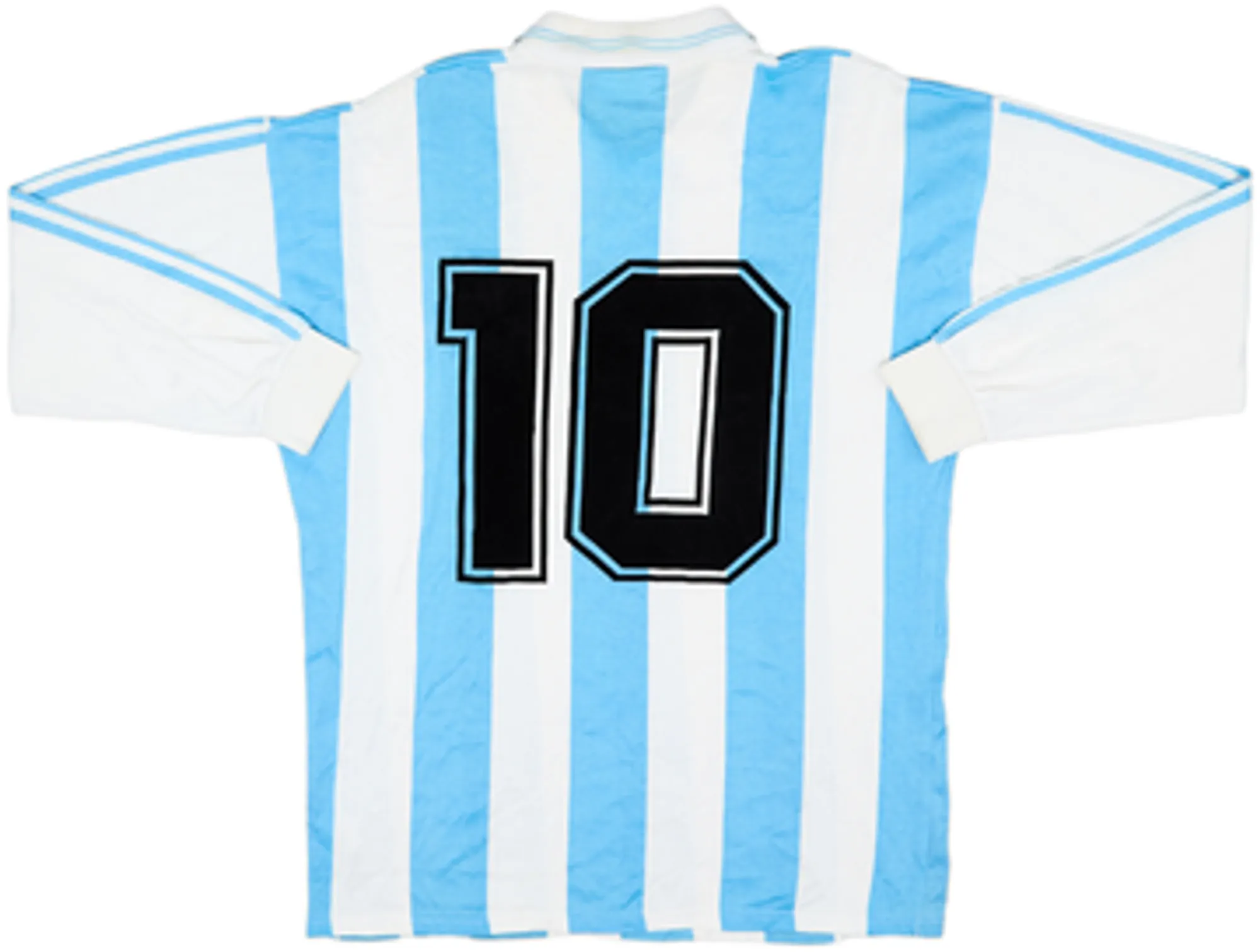 1994 Argentina Home L/S Shirt #10 - 6/10 - (L)