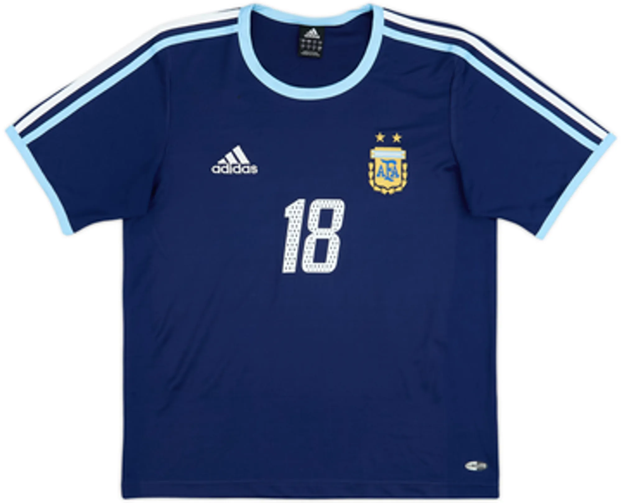 2004-05 Argentina Basic Away Shirt Messi #18 - 8/10 - (M)