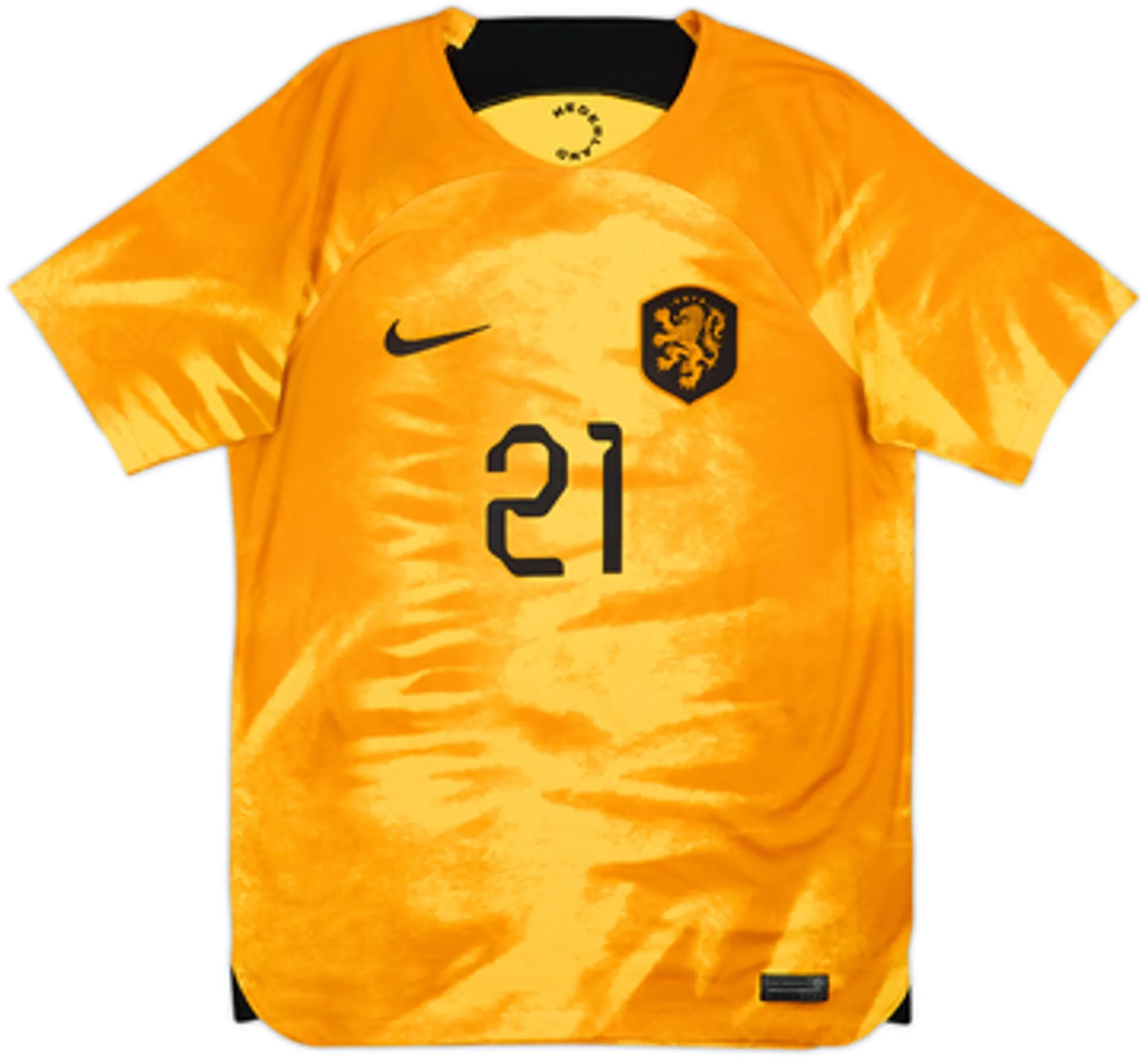 2022-23 Netherlands Home Shirt F.De Jong #21EL