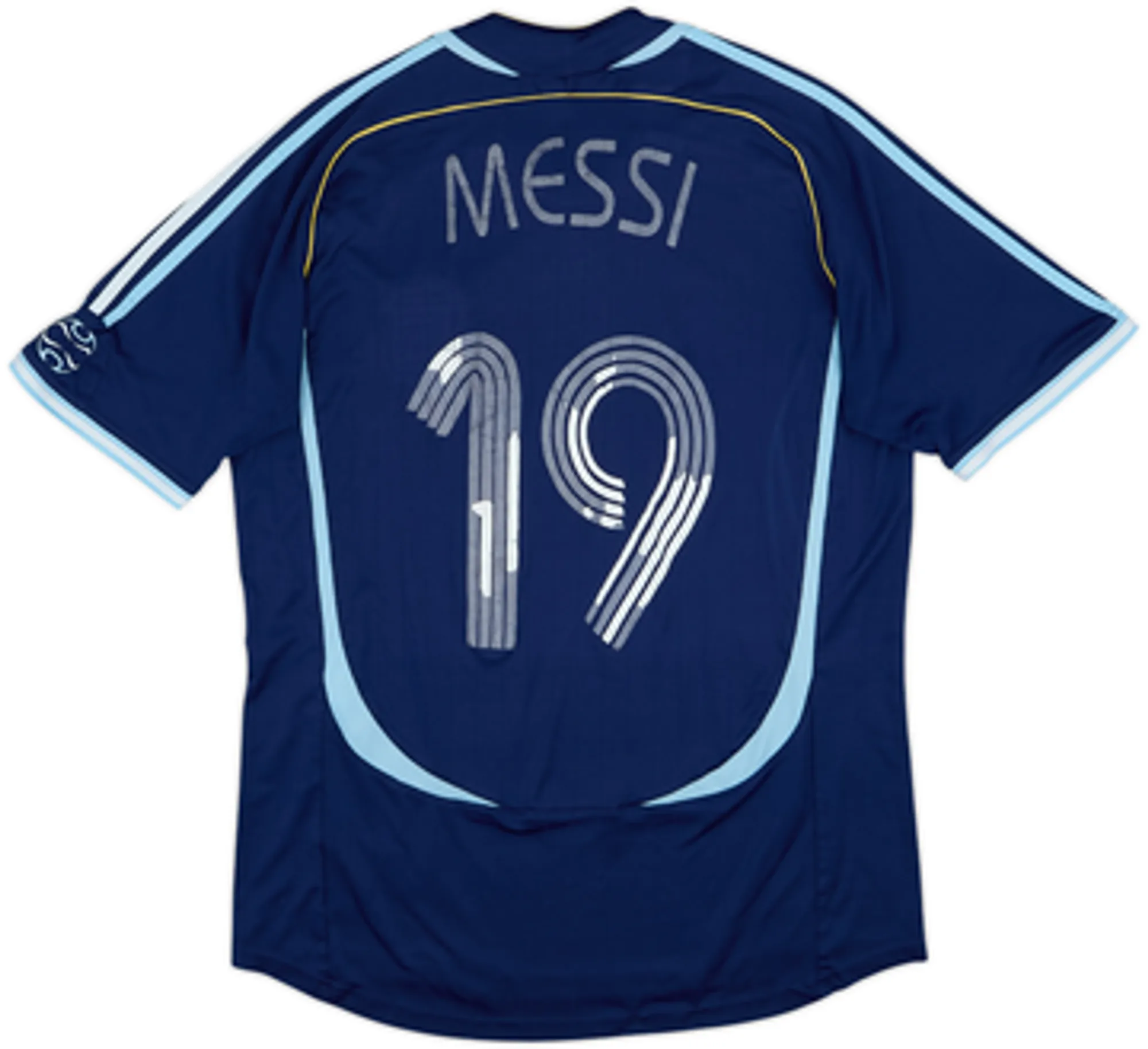 2006-07 Argentina Away Shirt Messi #19 - 4/10 - (L)