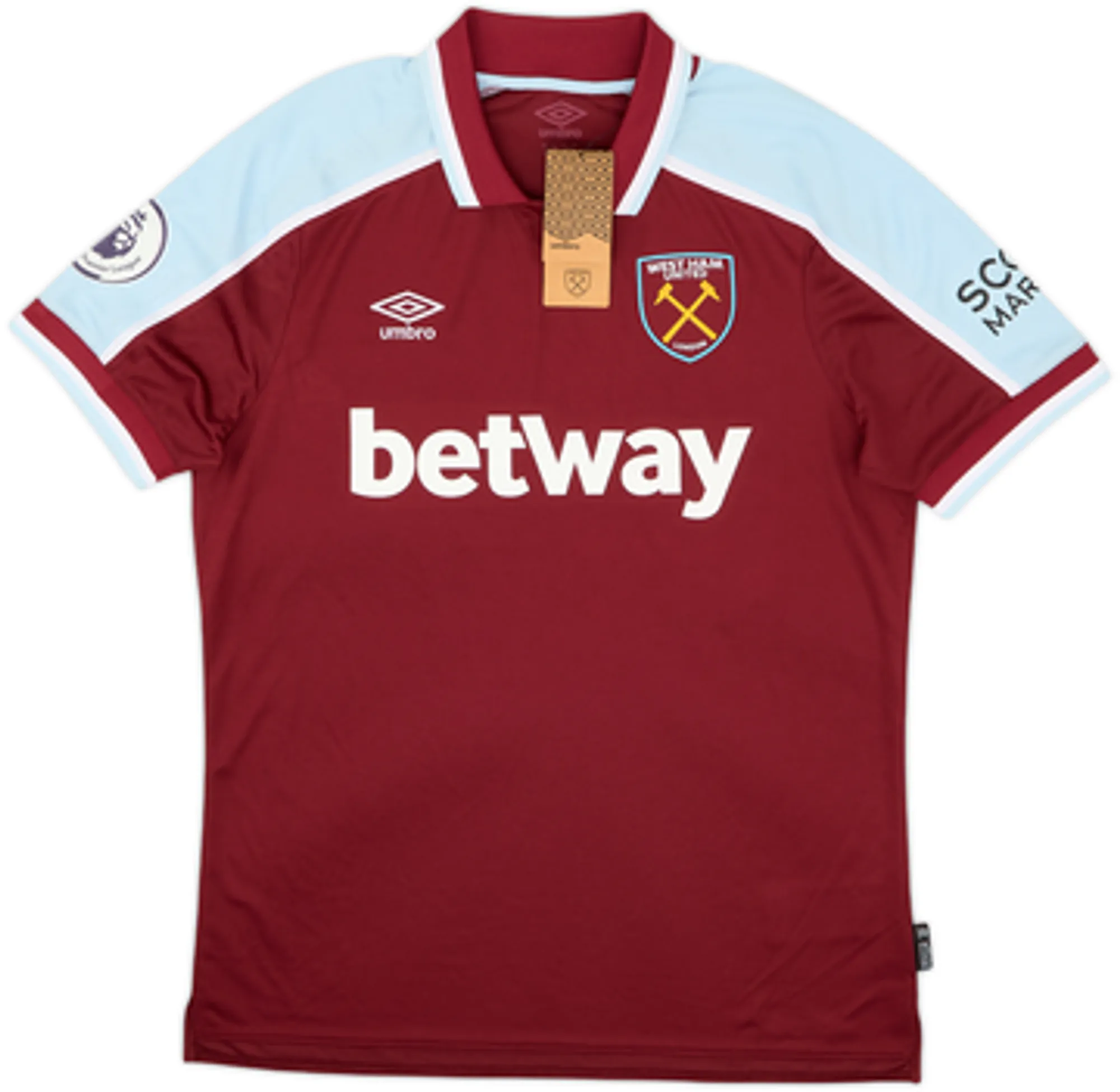 2021-22 West Ham Home Shirt Coventry #54 (L)