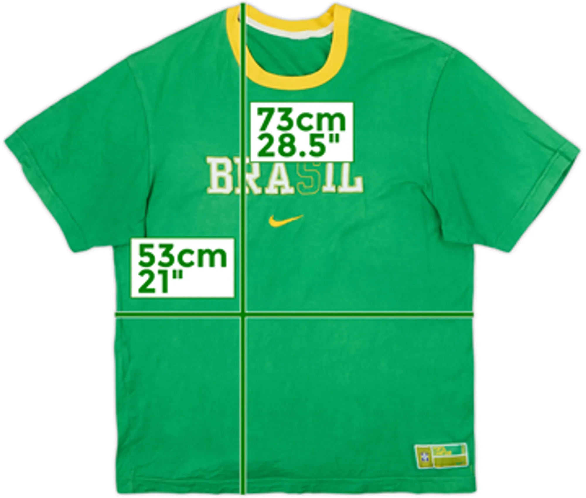 2002-03 Brazil Nike Cotton Tee - 8/10 - (M)