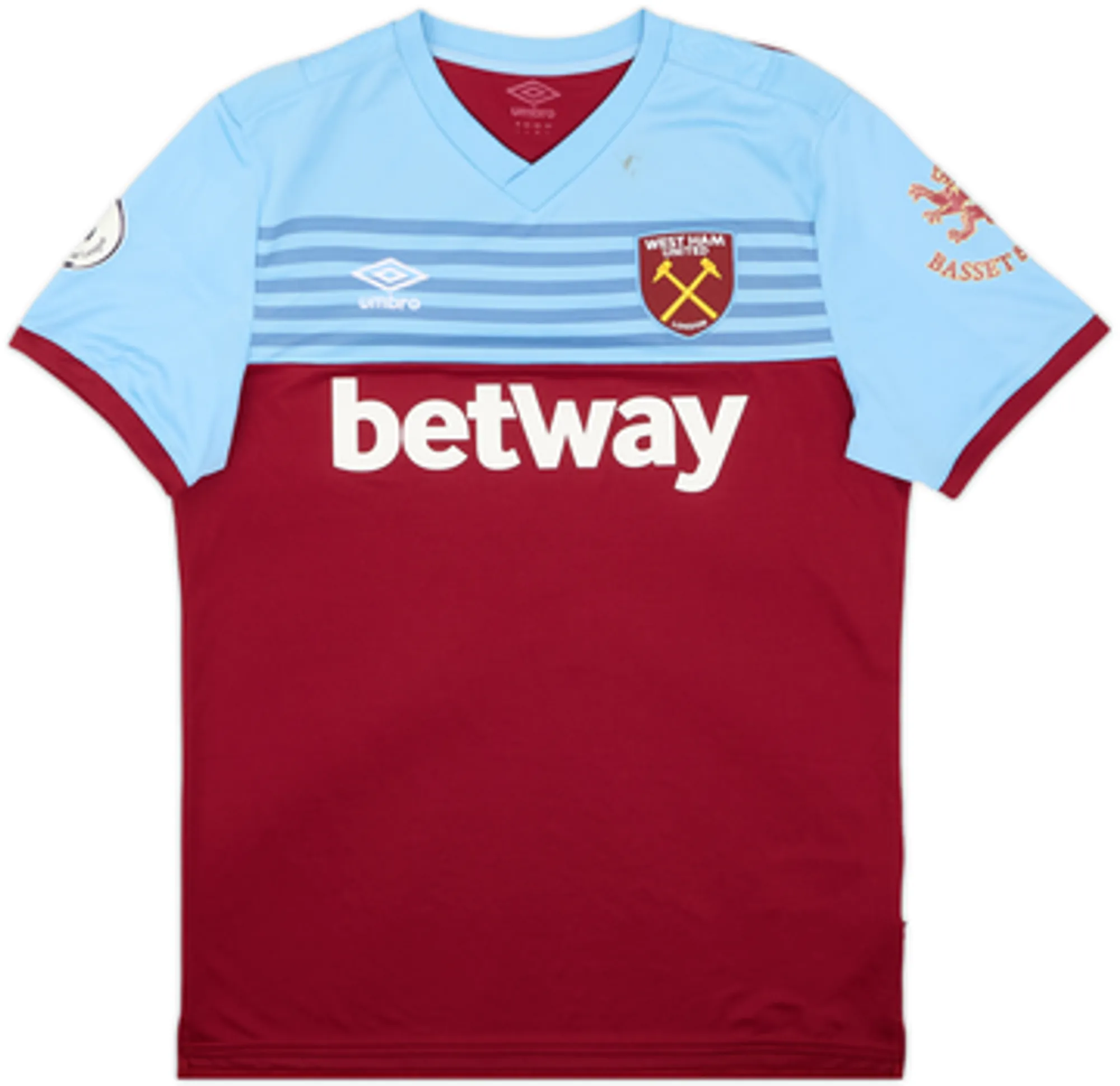 2019-20 West Ham Home Shirt Yarmolenko #7 - 6/10 - (L)