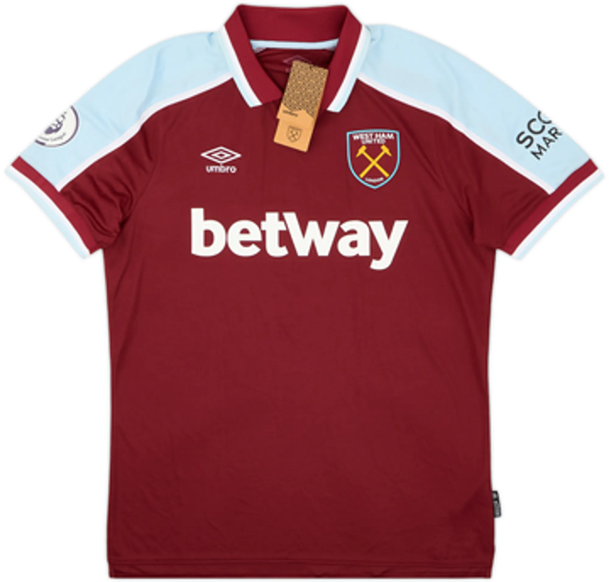 2021-22 West Ham Home Shirt Cresswell #3 (L)