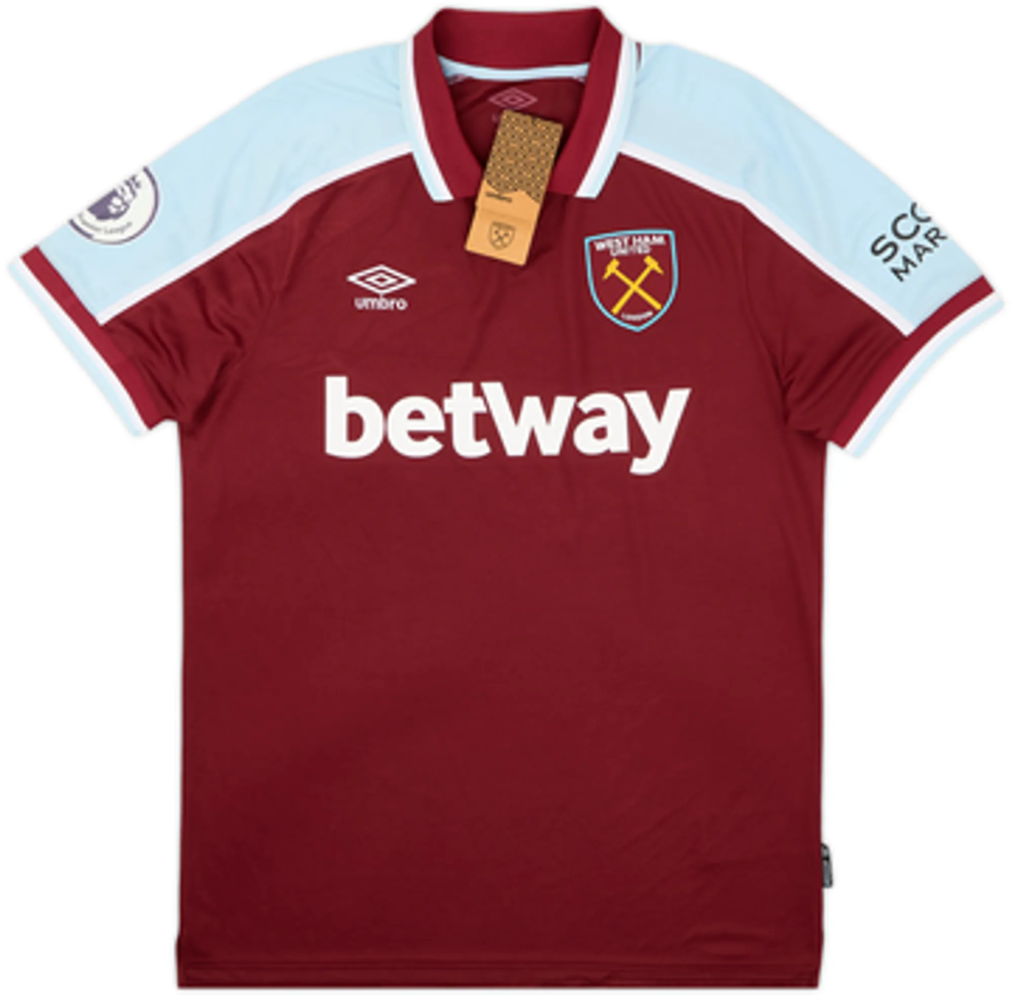 2021-22 West Ham Home Shirt Diop #23 (L)