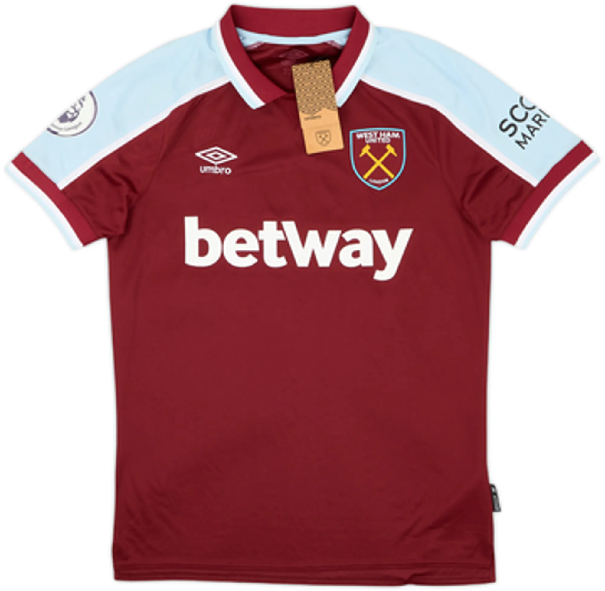 2021-22 West Ham Home Shirt Fredericks #24 (M)