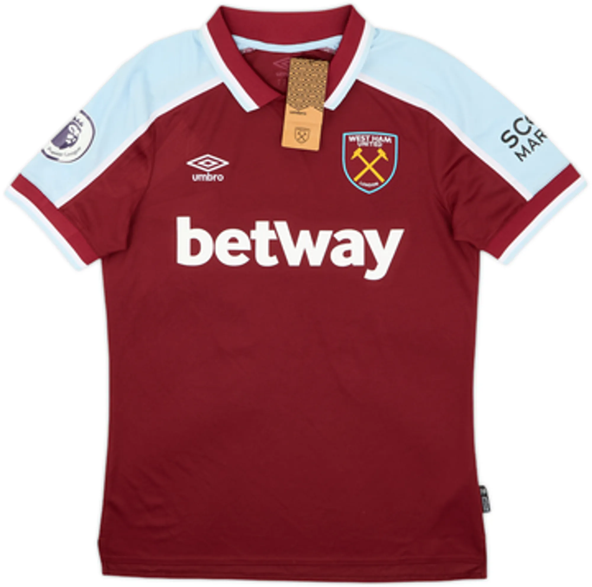 2021-22 West Ham Home Shirt Johnson #31 (M)