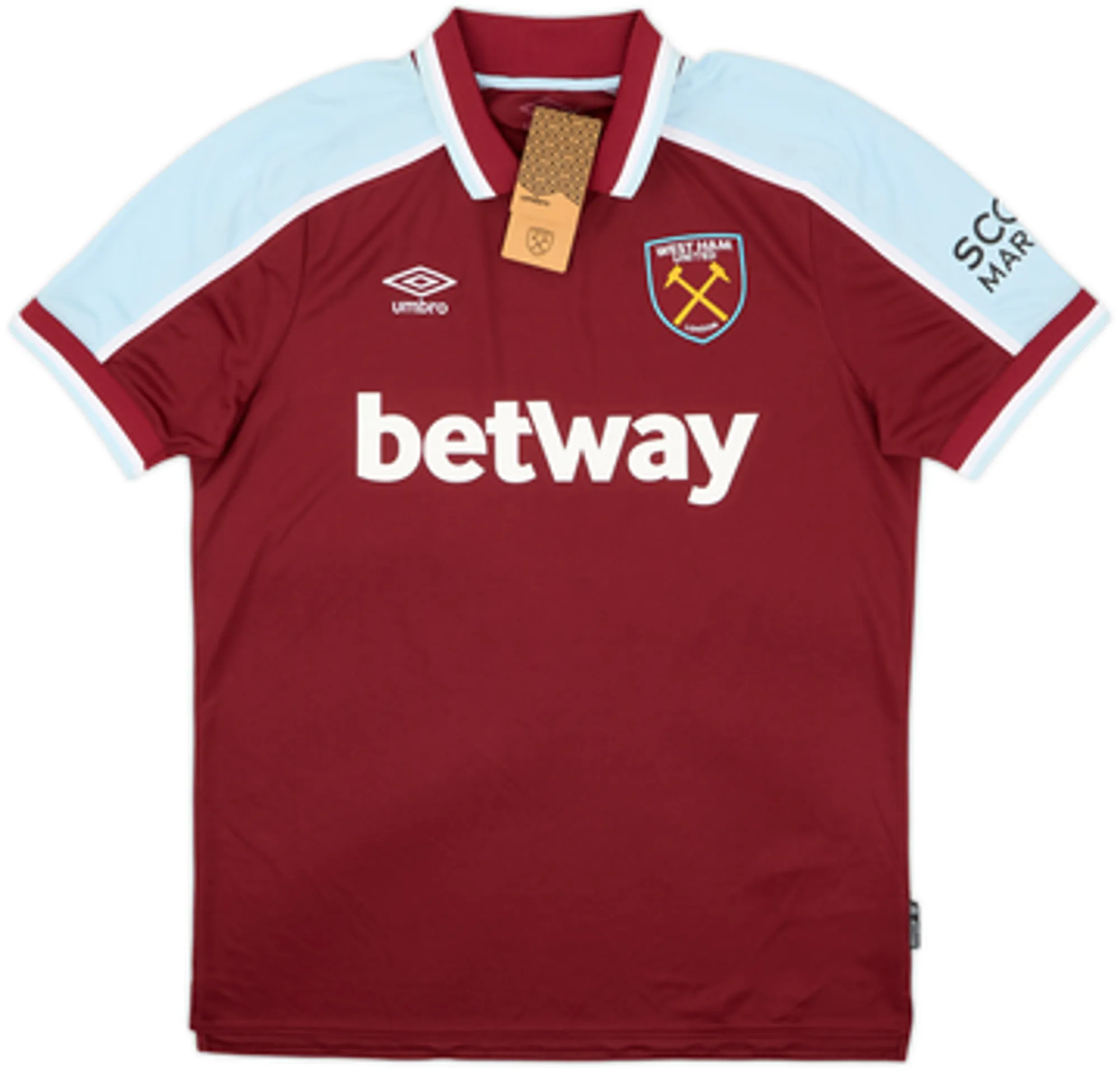 2021-22 West Ham Home Shirt Kral #33 (L)